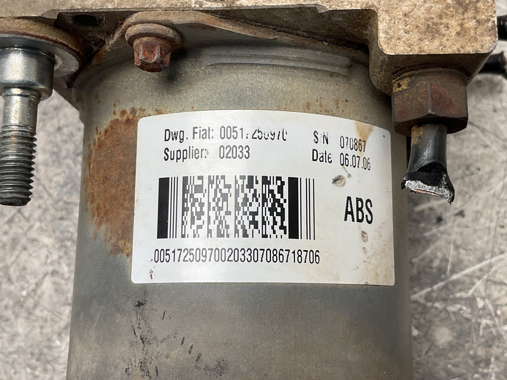 ABS Ducato Boxer Jumper 2006 - 2013 - 51725097