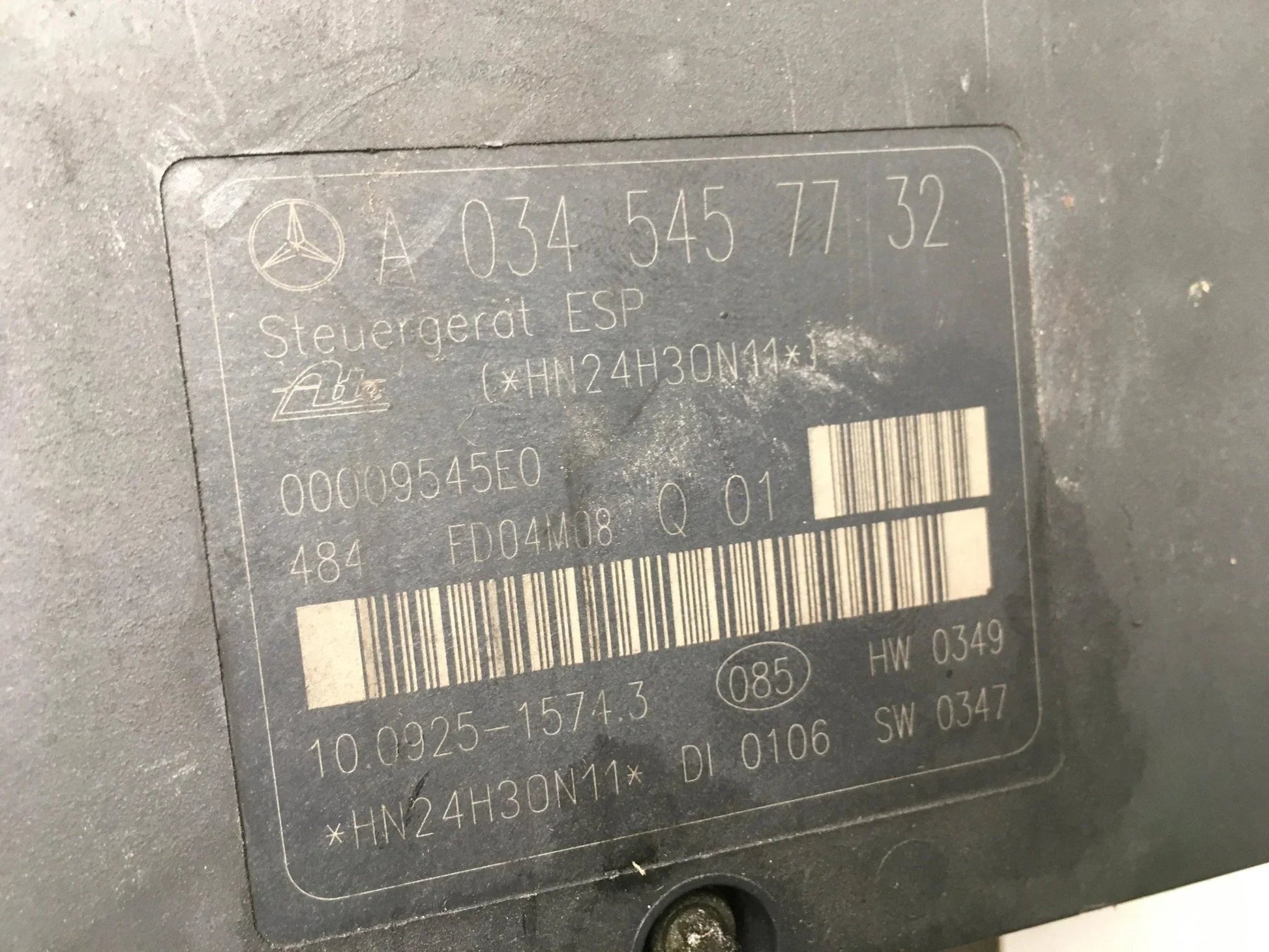 ABS Mercedes A0345457732