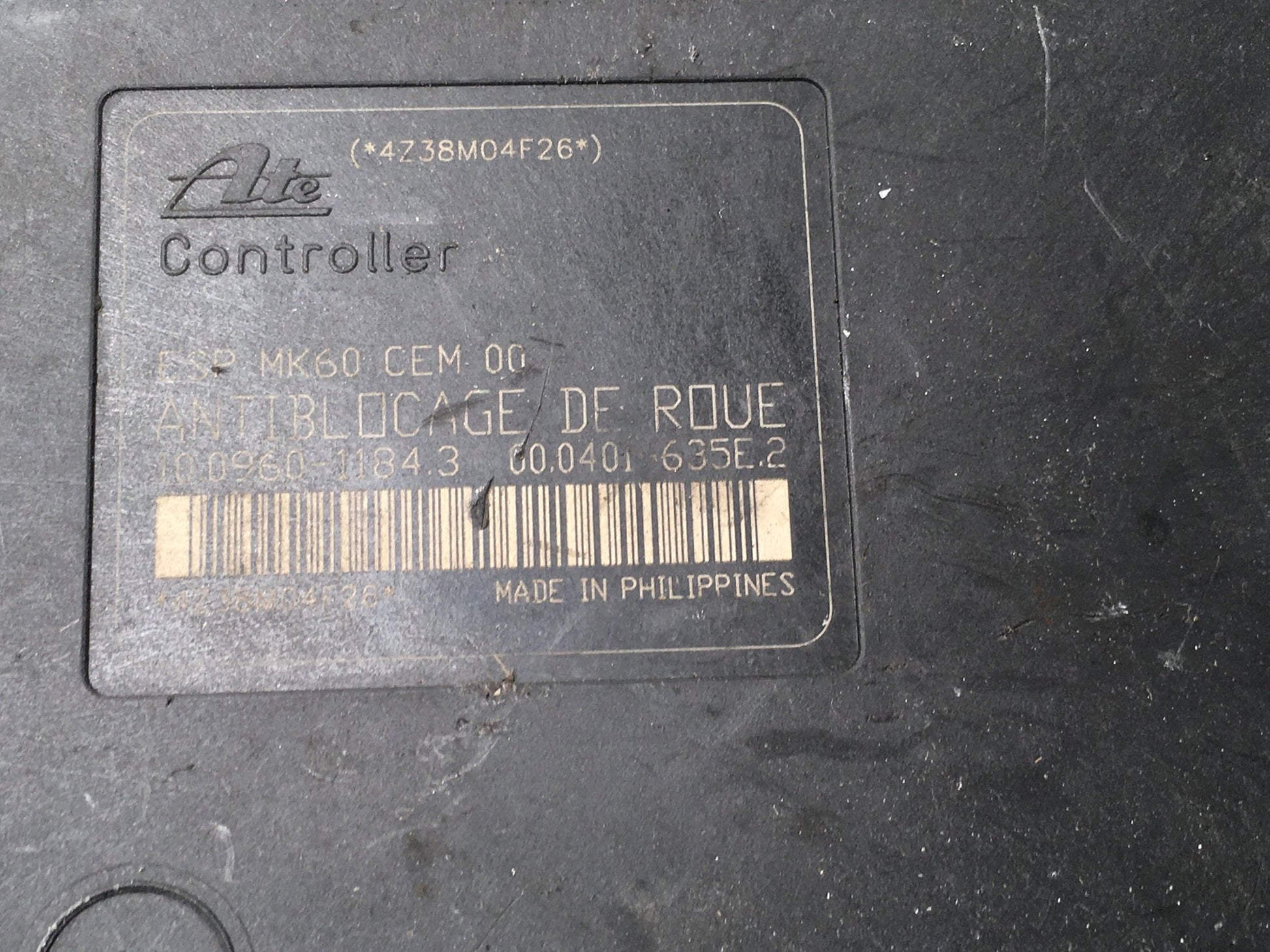 ABS Peugeot 207 - 9663703980