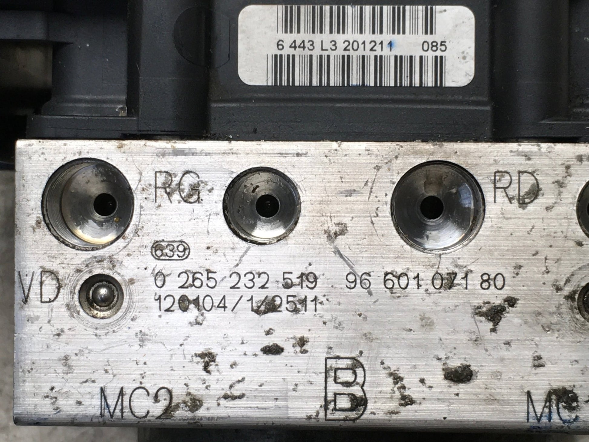 ABS Peugeot Partner y Citroen Berlingo II - 9660107180