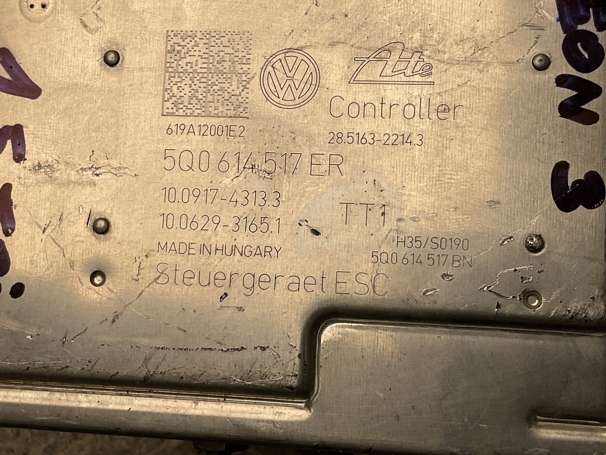 ABS VW 5Q0614517ER 1.0TSI - 5Q0614517ER