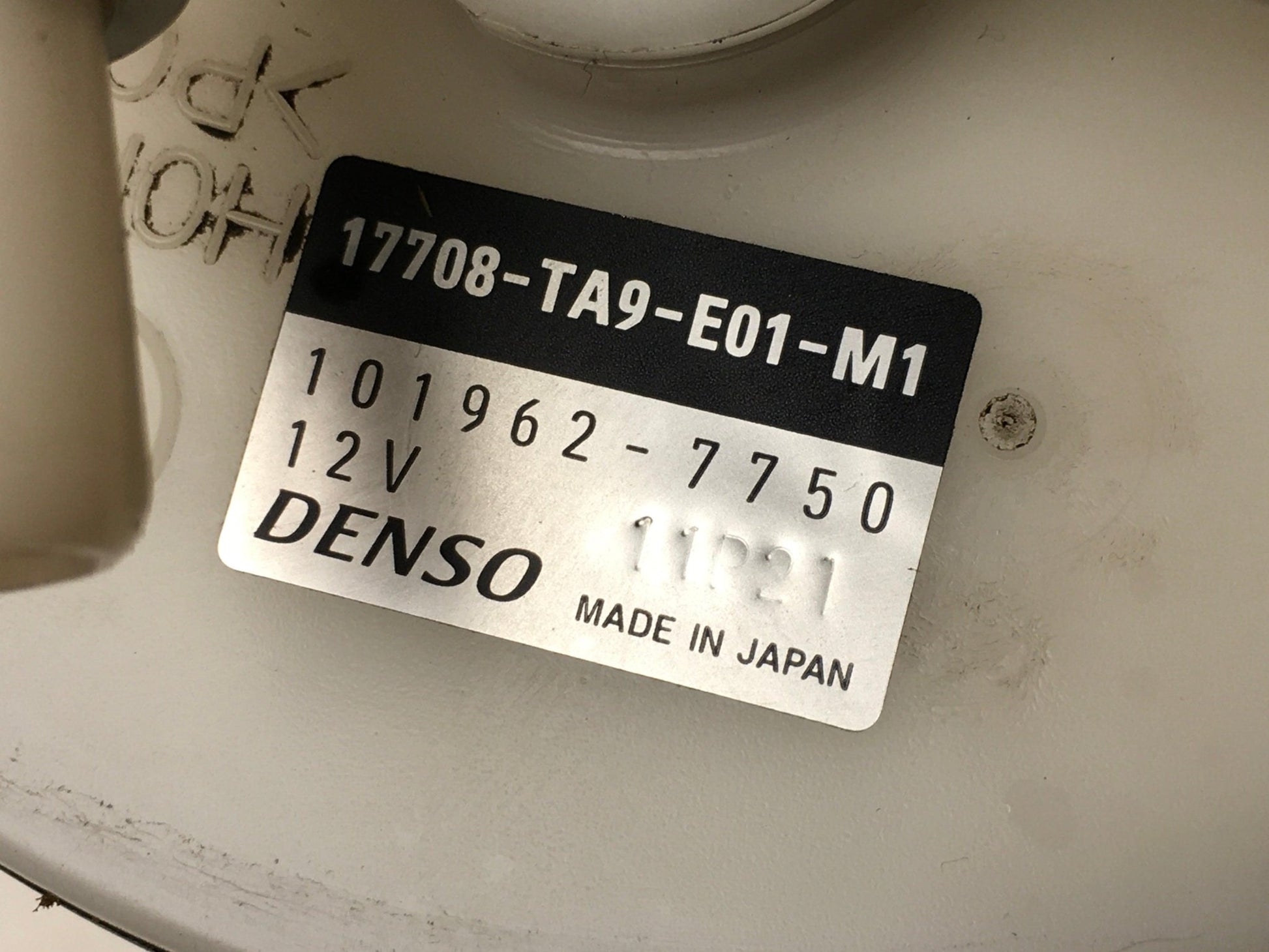 Aforador Honda Civic IX - 17708TA9E01M1