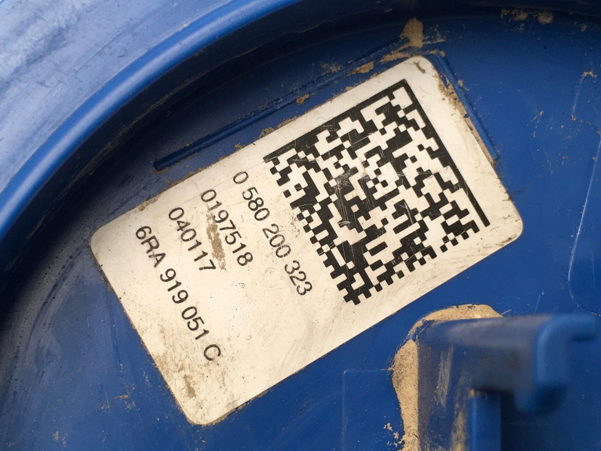 Aforador Skoda Rapid / Seat Toledo IV - 6RA919051C