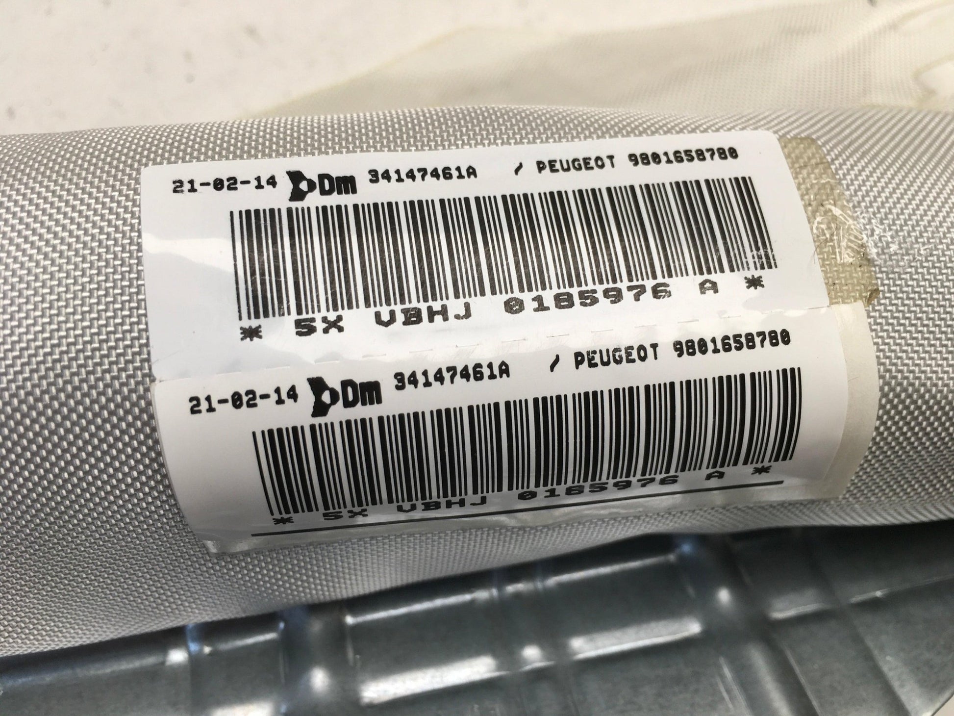 Airbag cortina dcha Peugeot 5008 I - 9801658780