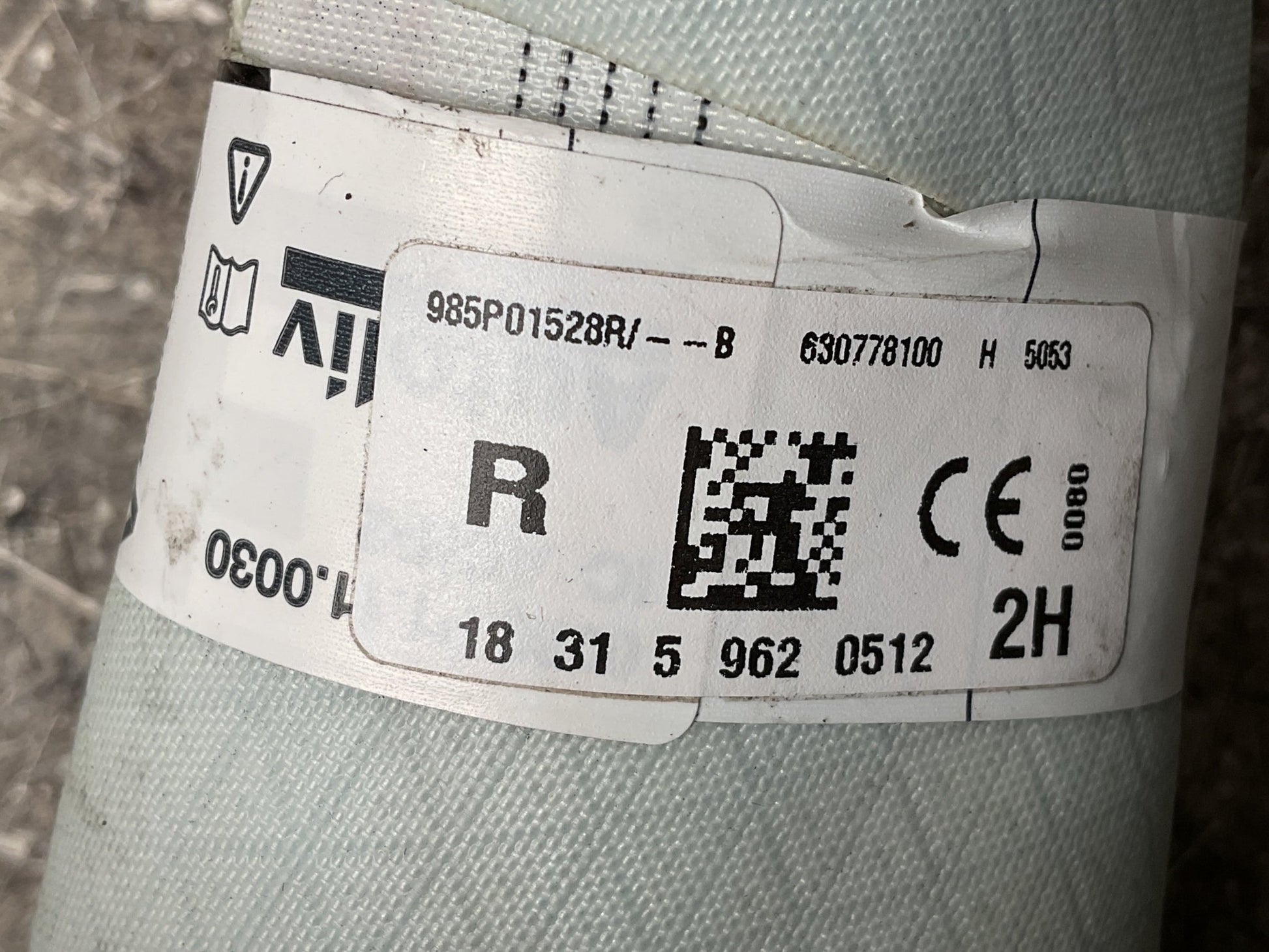 Airbag cortina dcho Kadjar 2015 - 2024 - 985P01528R