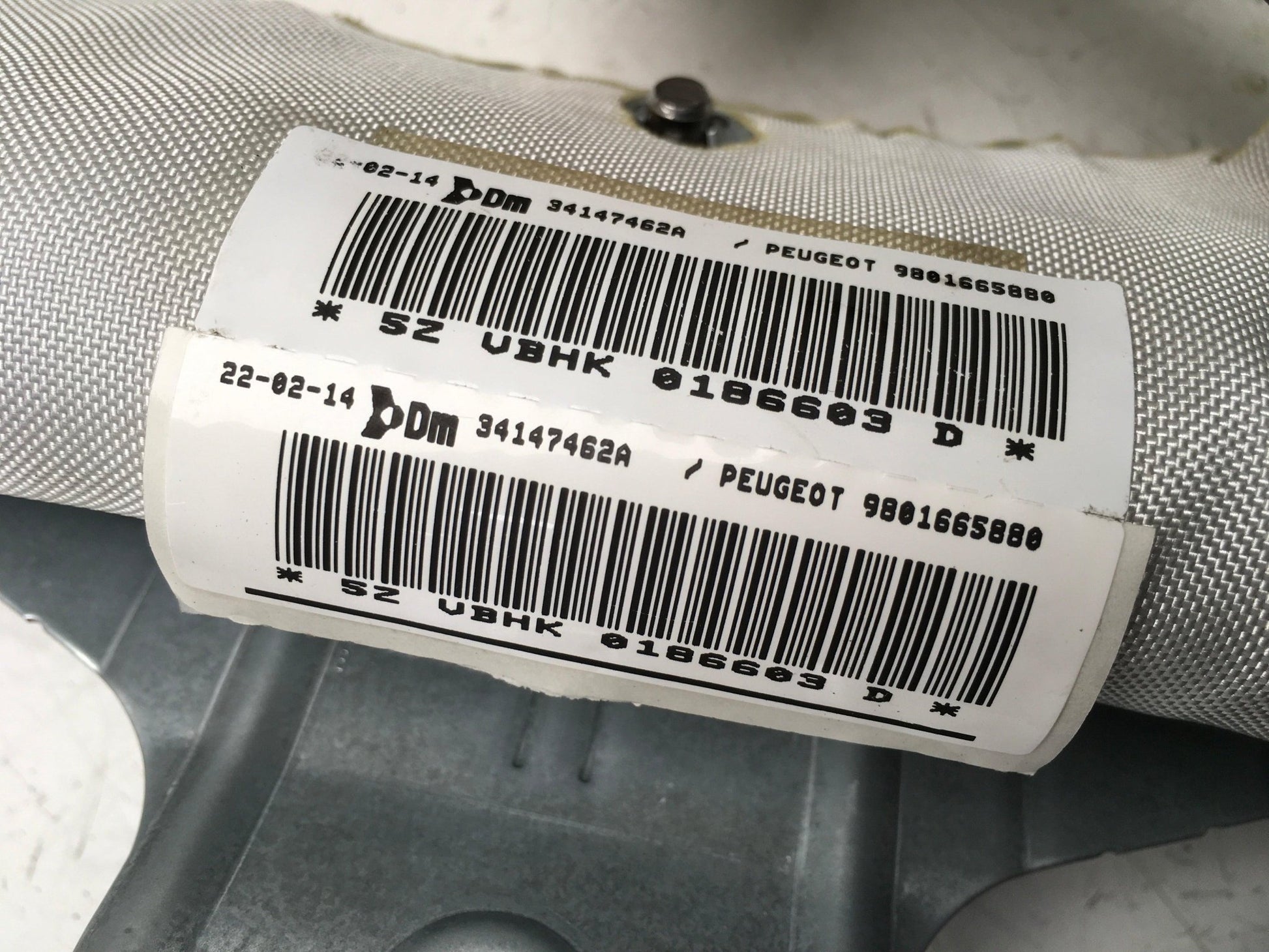 Airbag cortina izq Peugeot 5008 I - 9801665880