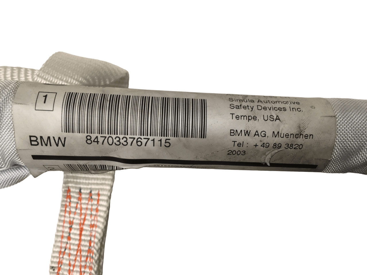 Airbag cortina izquierda BMW 5 E60 - 847033767115