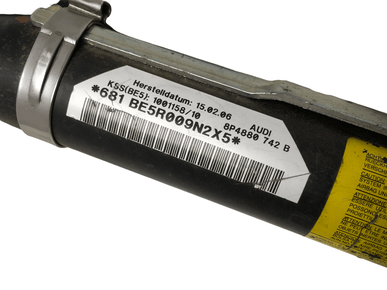 Airbag cortina tra dcho Audi A3 8P 8P4880742B - 8P4880742B