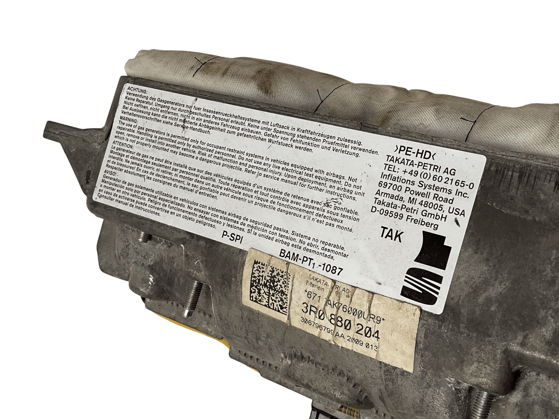 Airbag del dcho Seat Exeo 09-13 - 3R0880204