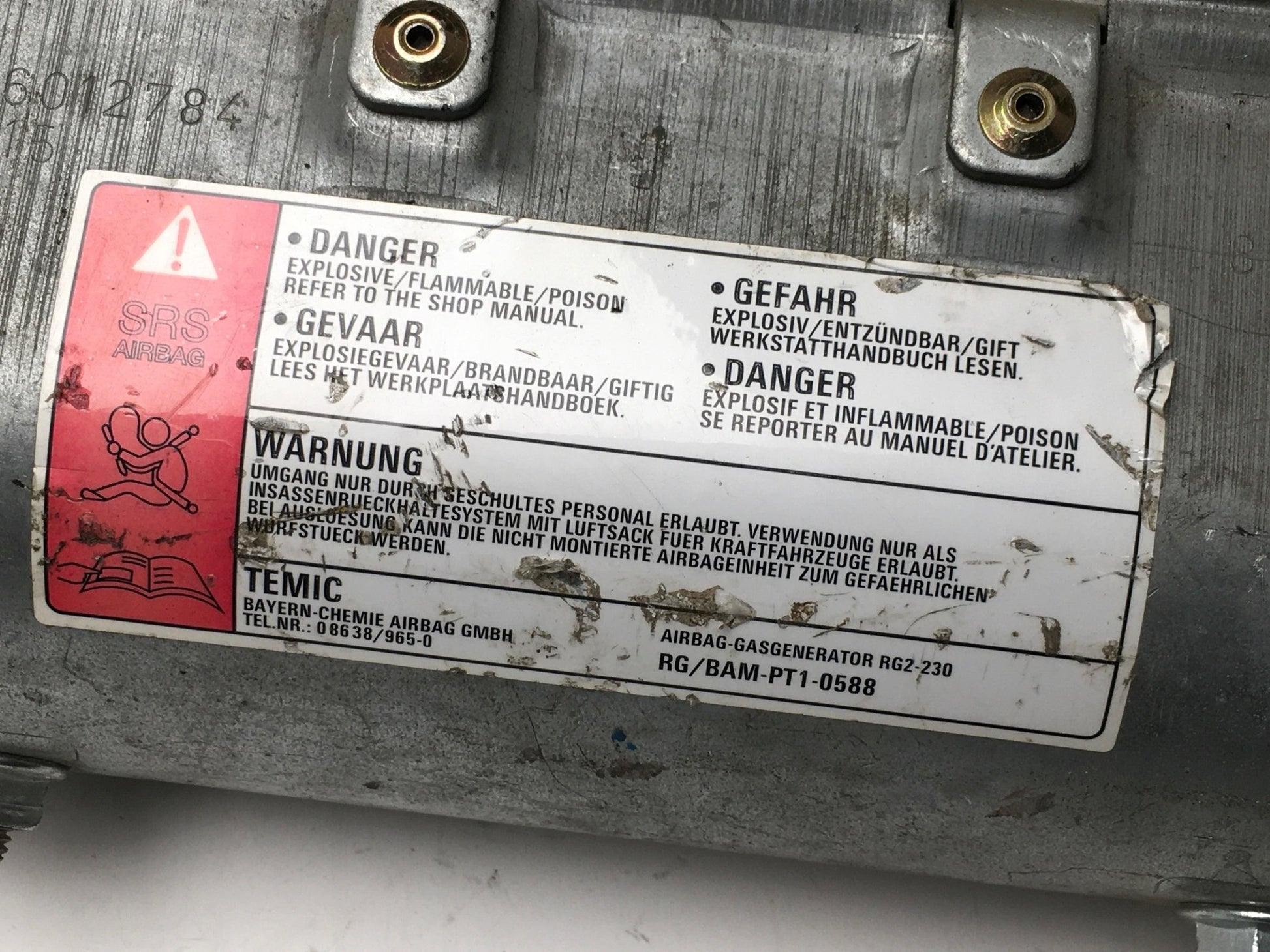 Airbag derecho Honda Accord V - 6012803