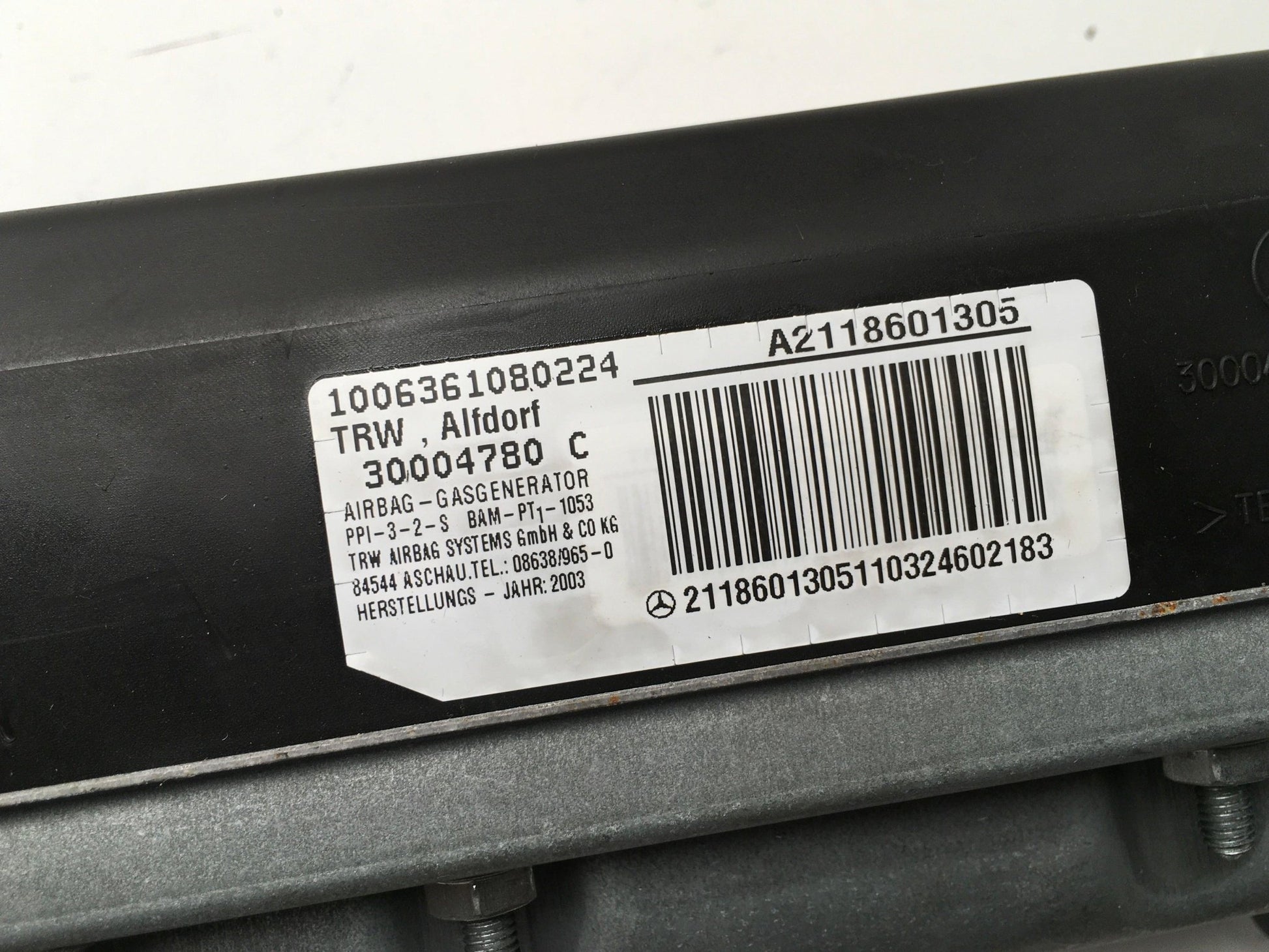 Airbag derecho Mercedes E W211 - A2118601305