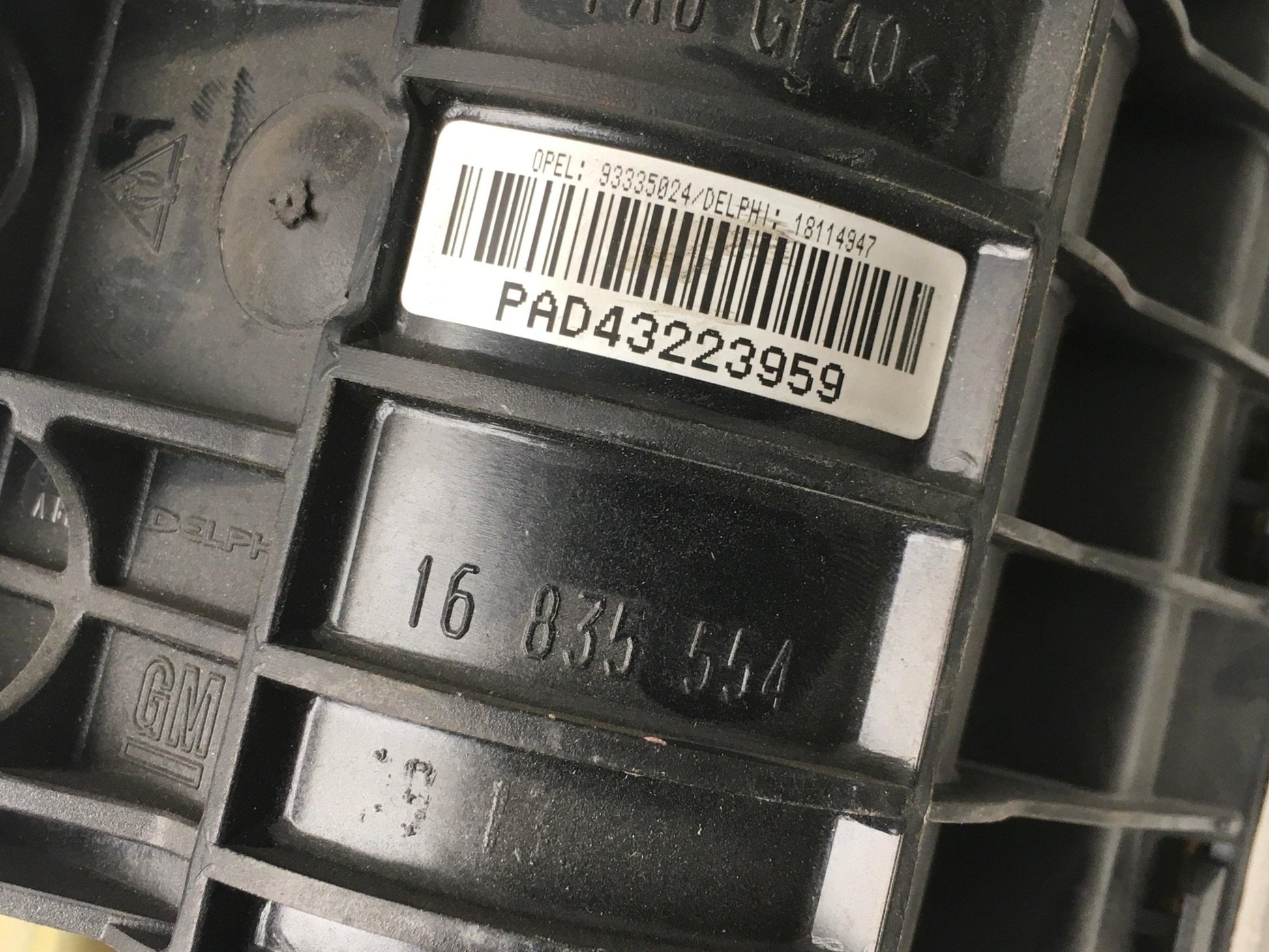 Airbag derecho Opel 93335024 - 93335024