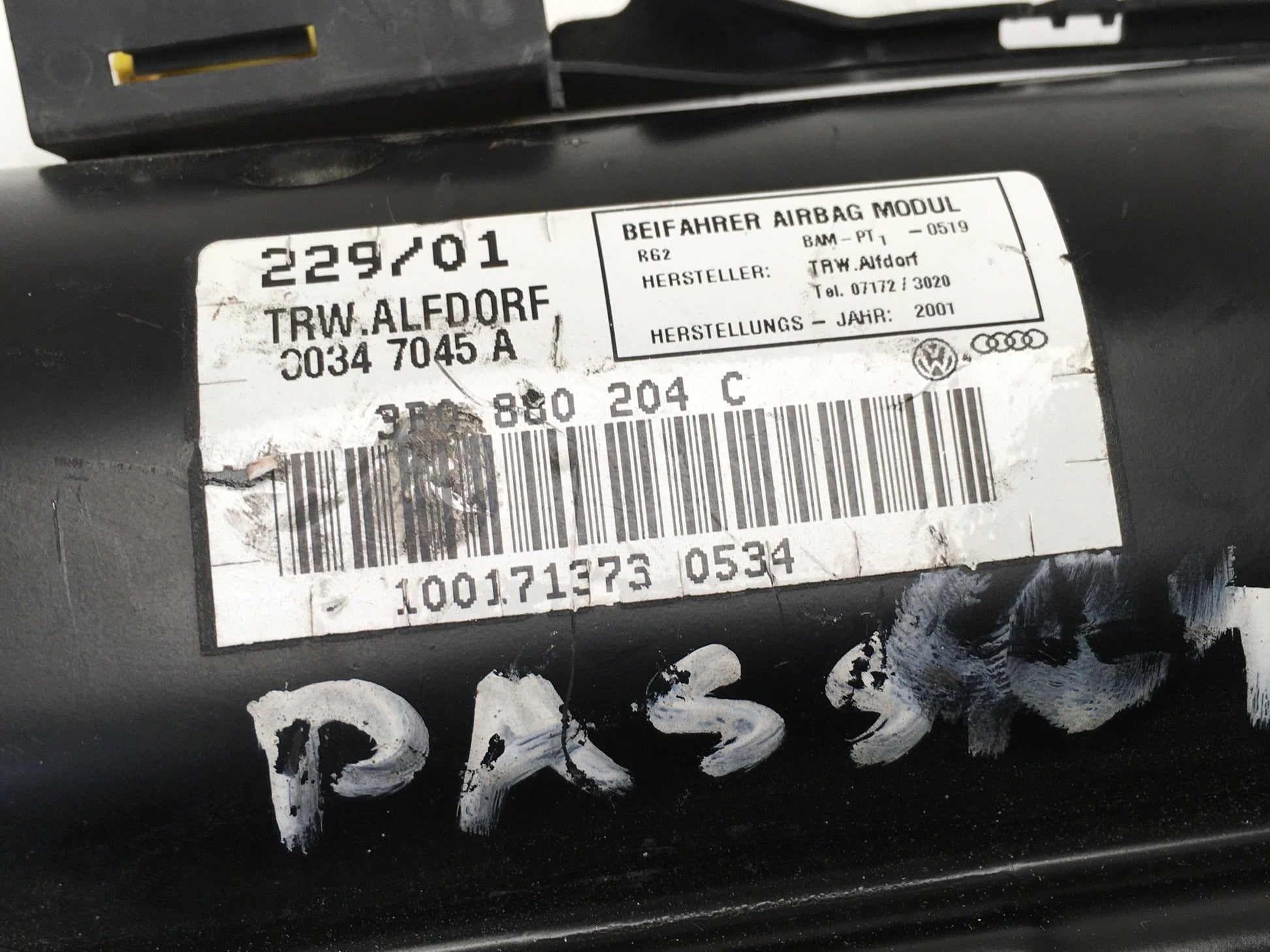 Airbag derecho VW Passat B5 3B - 3B0880204C