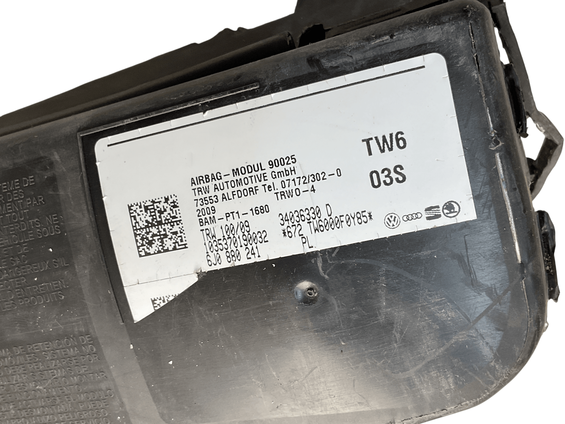 Airbag lateral izq Seat Ibiza 08-17 - 6J0880241