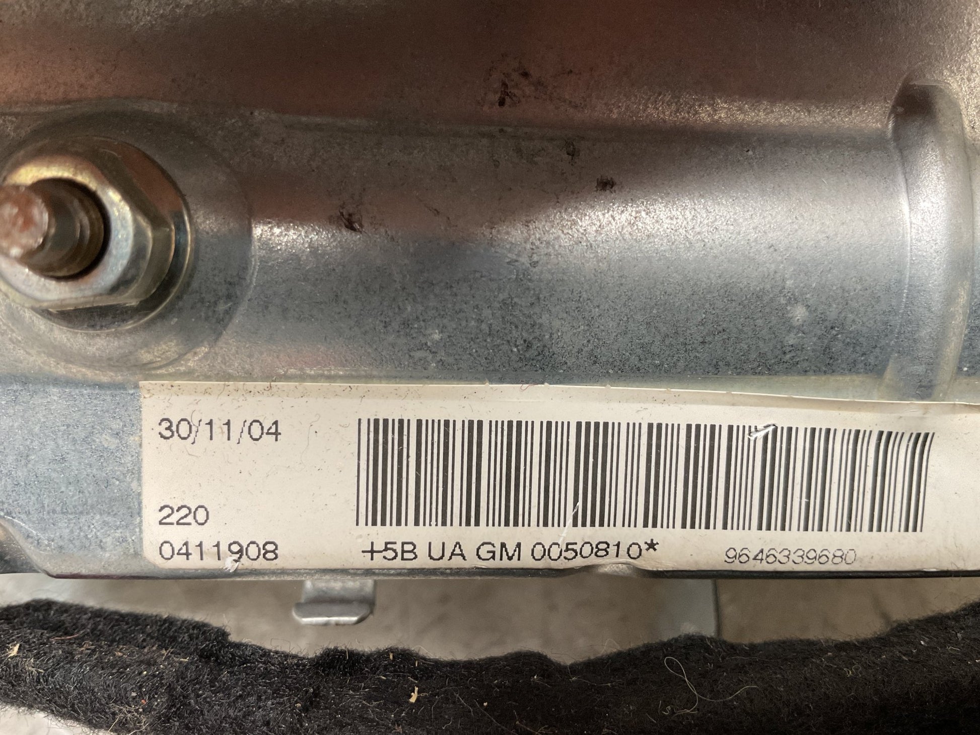 Airbag Pasajero Citroen C4 2004 - 2011 - 9646339680