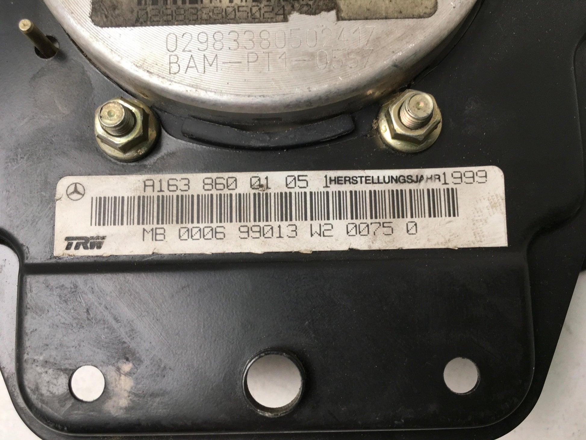 Airbag puerta delantera izquierda W163 - A1638600105_