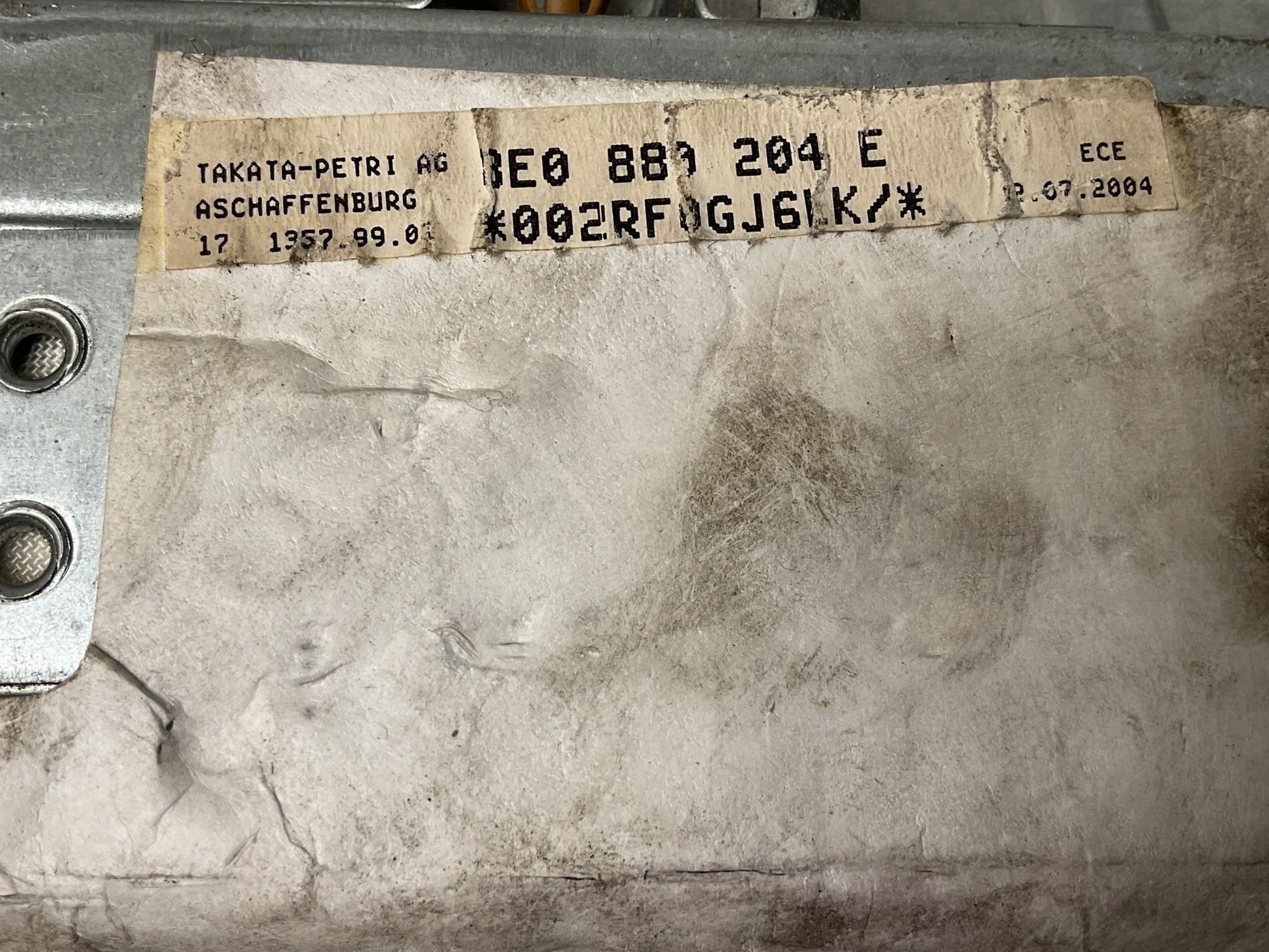 Airbag salpicadero Audi A4 2000 - 2006 - 8E0880204E