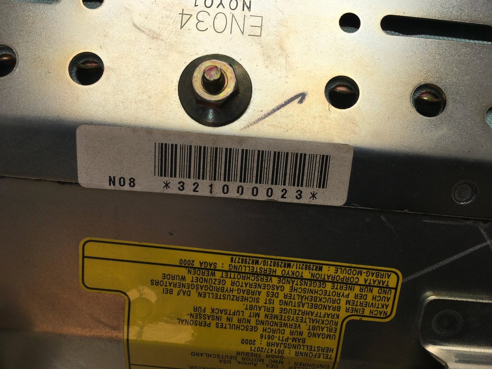 Airbag Salpicadero Mitsubishi Pajero II - MR298211