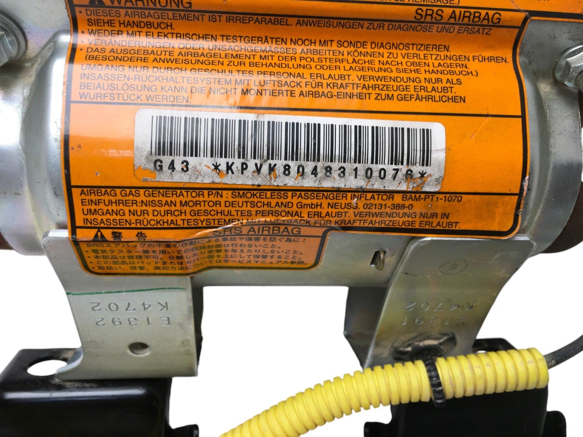 Airbag salpicadero Nissan Navara D22 - KPV4033260066