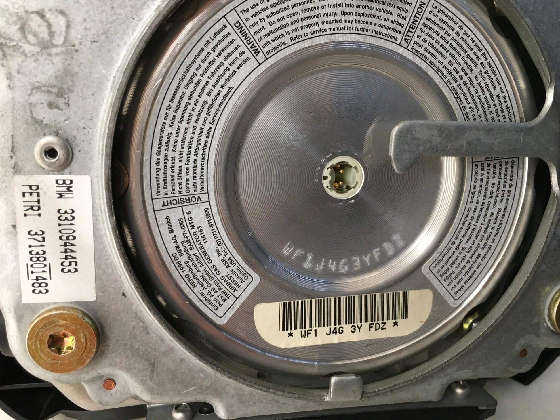 Airbag volante BMW 5 E39 - 3310944453