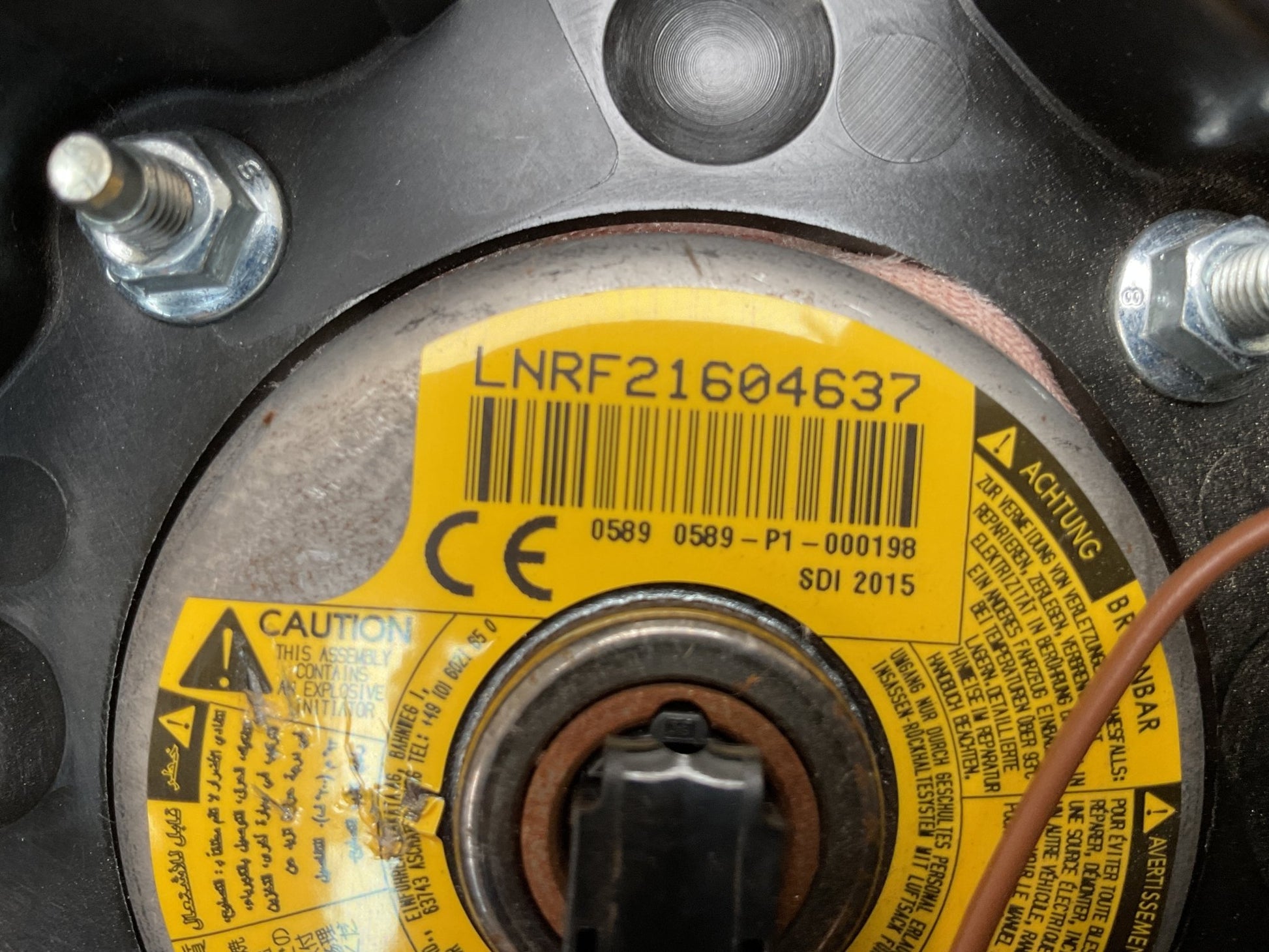 Airbag volante BMW Tourer F45 14 - 21 - 33686034505