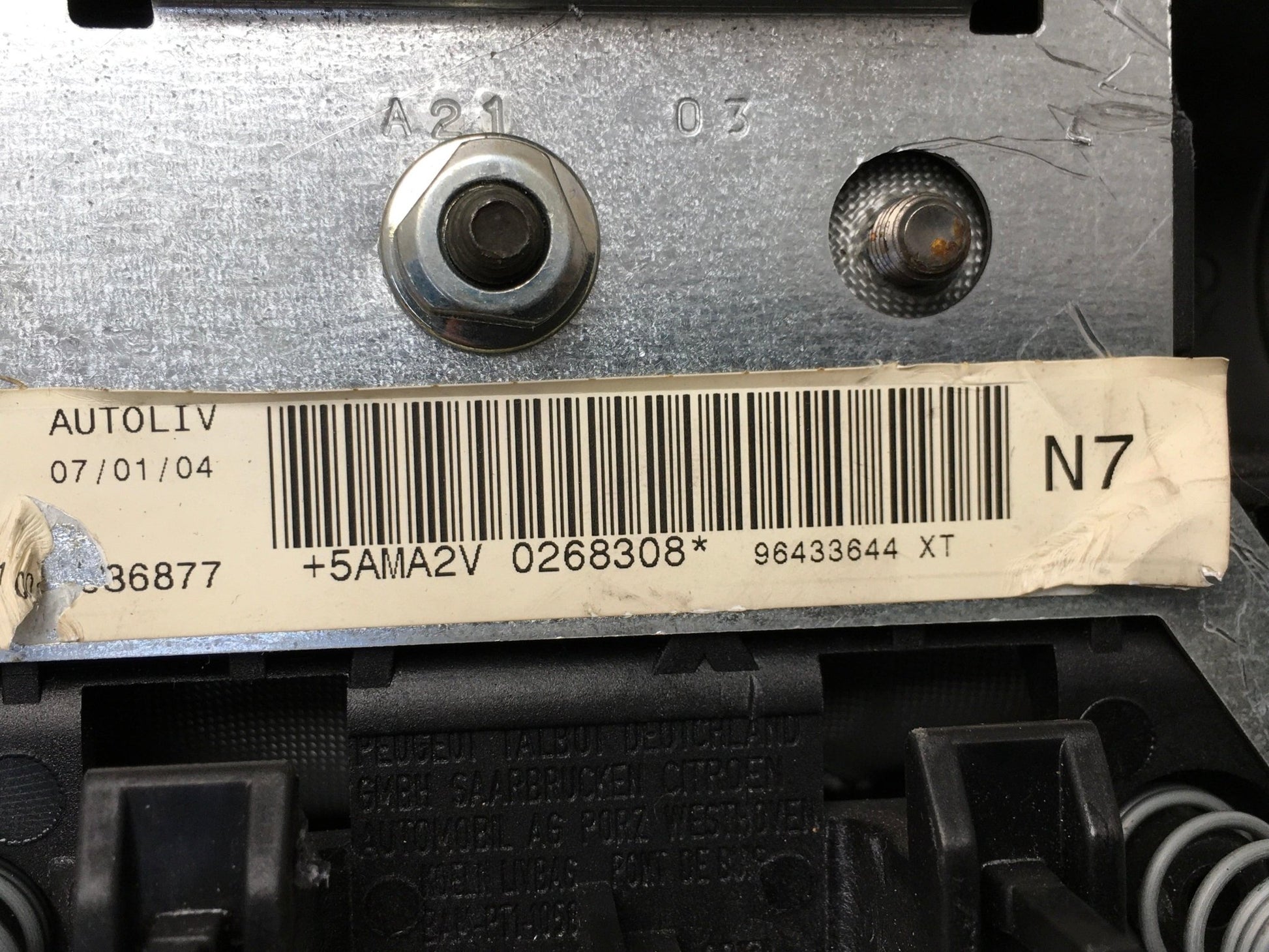 Airbag Volante Citroen Xsara II - 96433644XT