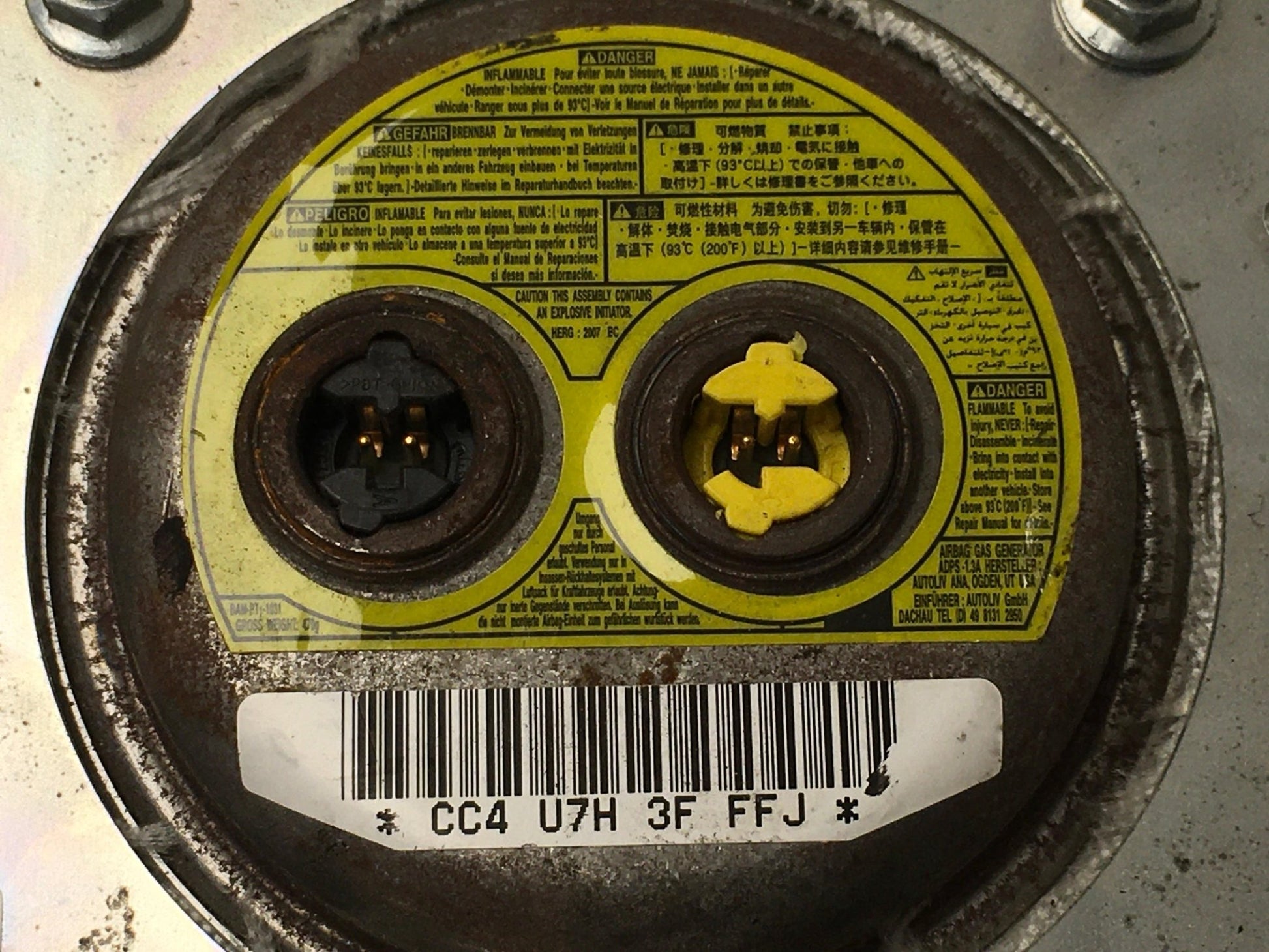 Airbag Volante Compass y Jeep Patriot - P0YD59XDVAD