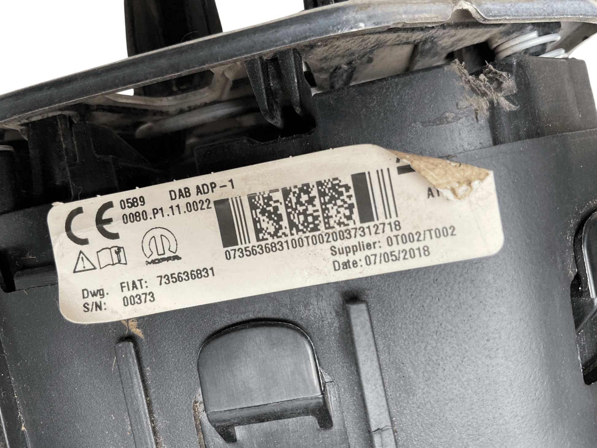 Airbag Volante Fiat Doblo 10-22 - 735636831