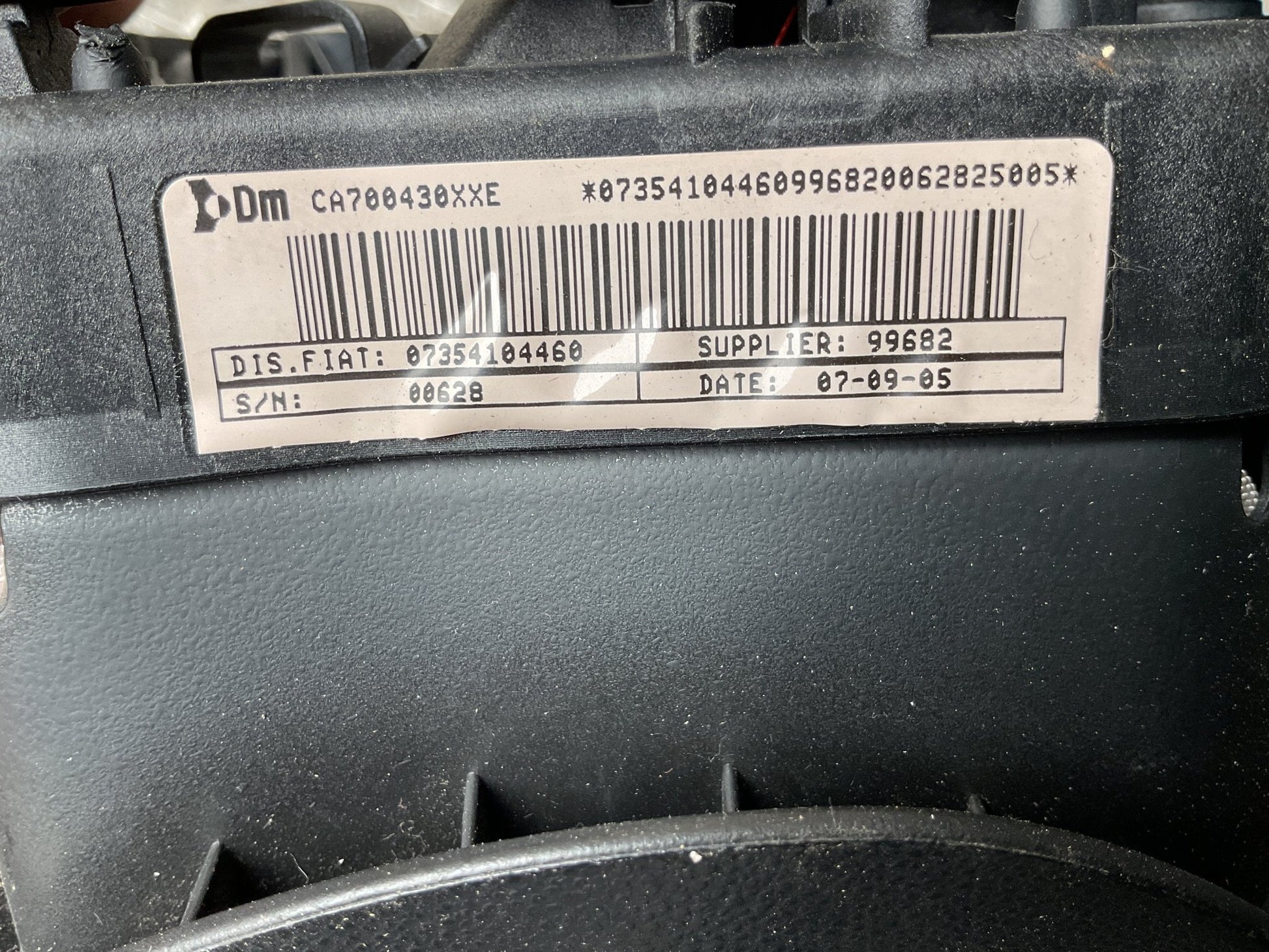 Airbag Volante Fiat Punto 2005 - 2018 - 07354104460