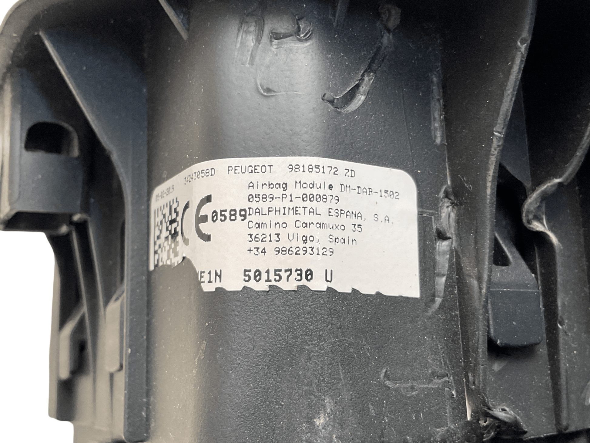 Airbag volante GRUPO PSA 98185172ZD - 98185172ZD