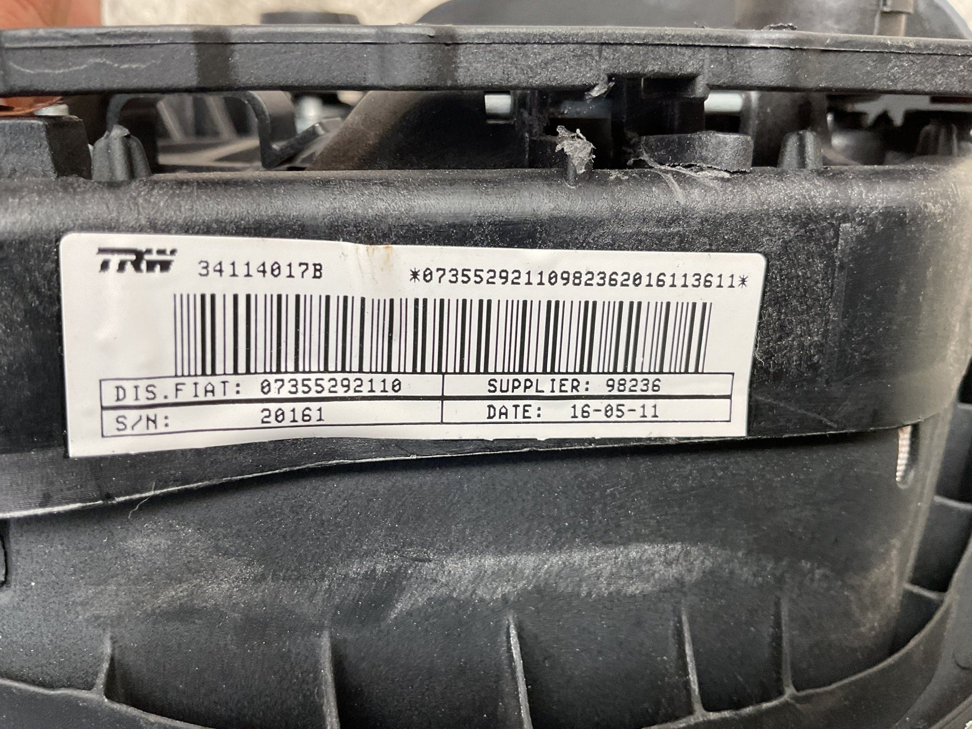 Airbag Volante Lancia Ypsilon 2011 - 2025 - 34114017B