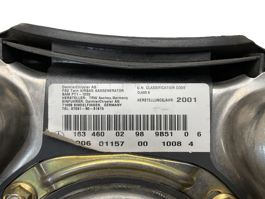 Airbag Volante Mercedes M 97-05 - 1634600298 _
