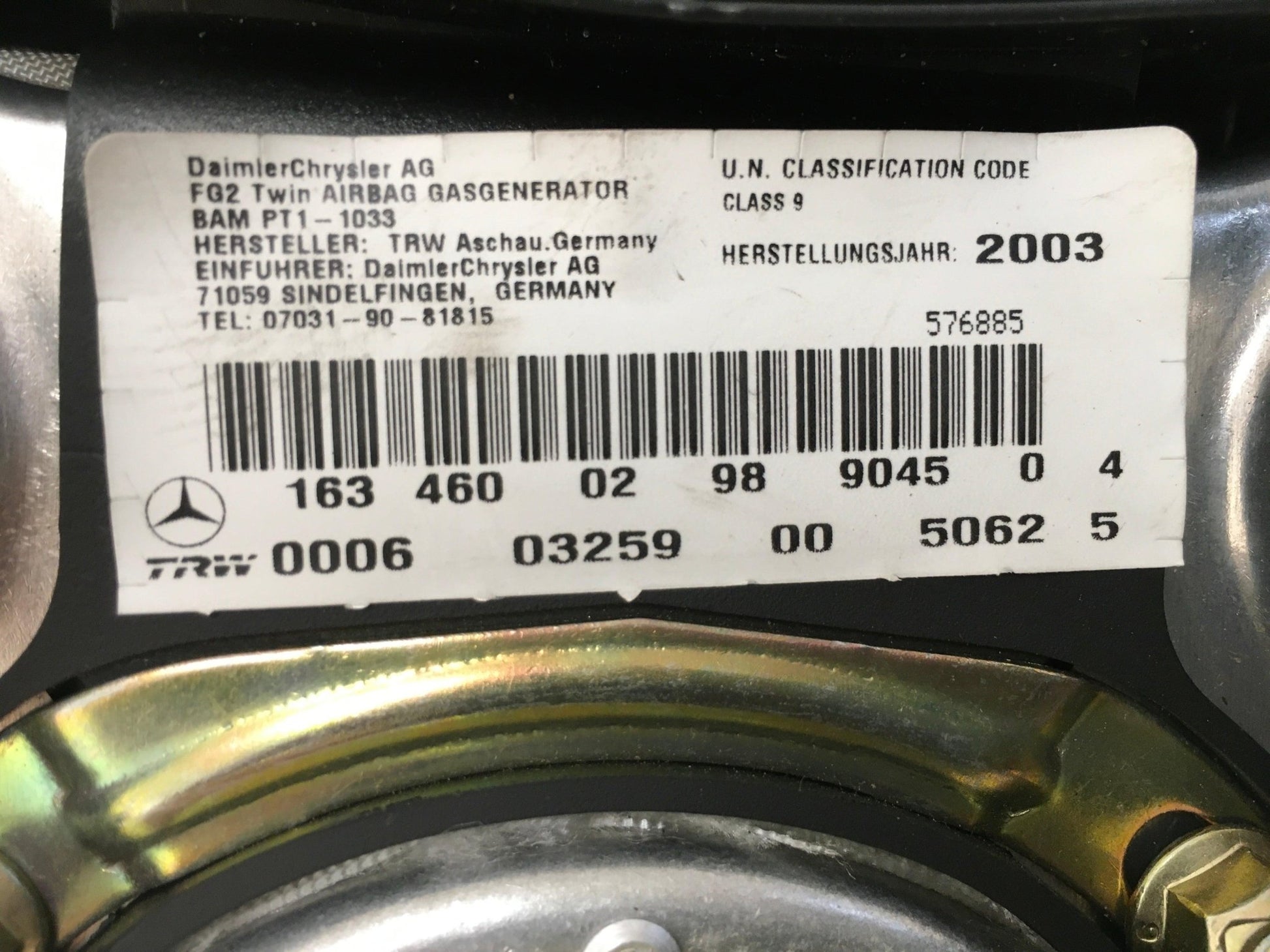 Airbag Volante Mercedes ML W163 - 1634600298