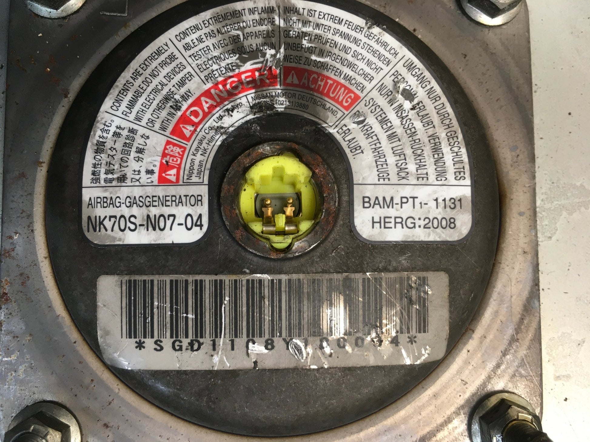 Airbag Volante Nissan Cabstar III F24 - 48420MB40 _