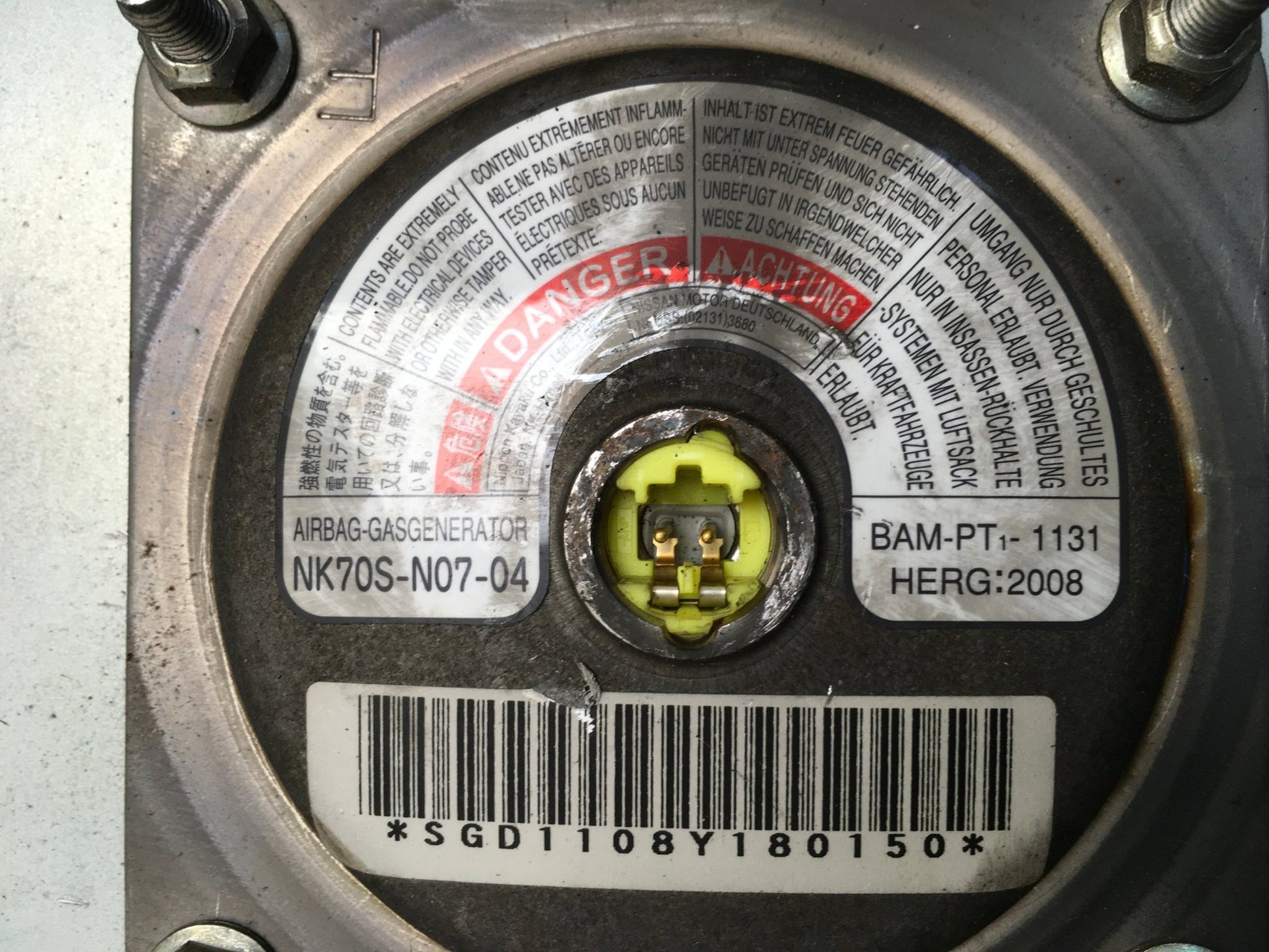 Airbag Volante Nissan Cabstar III F24 - 48420MB40