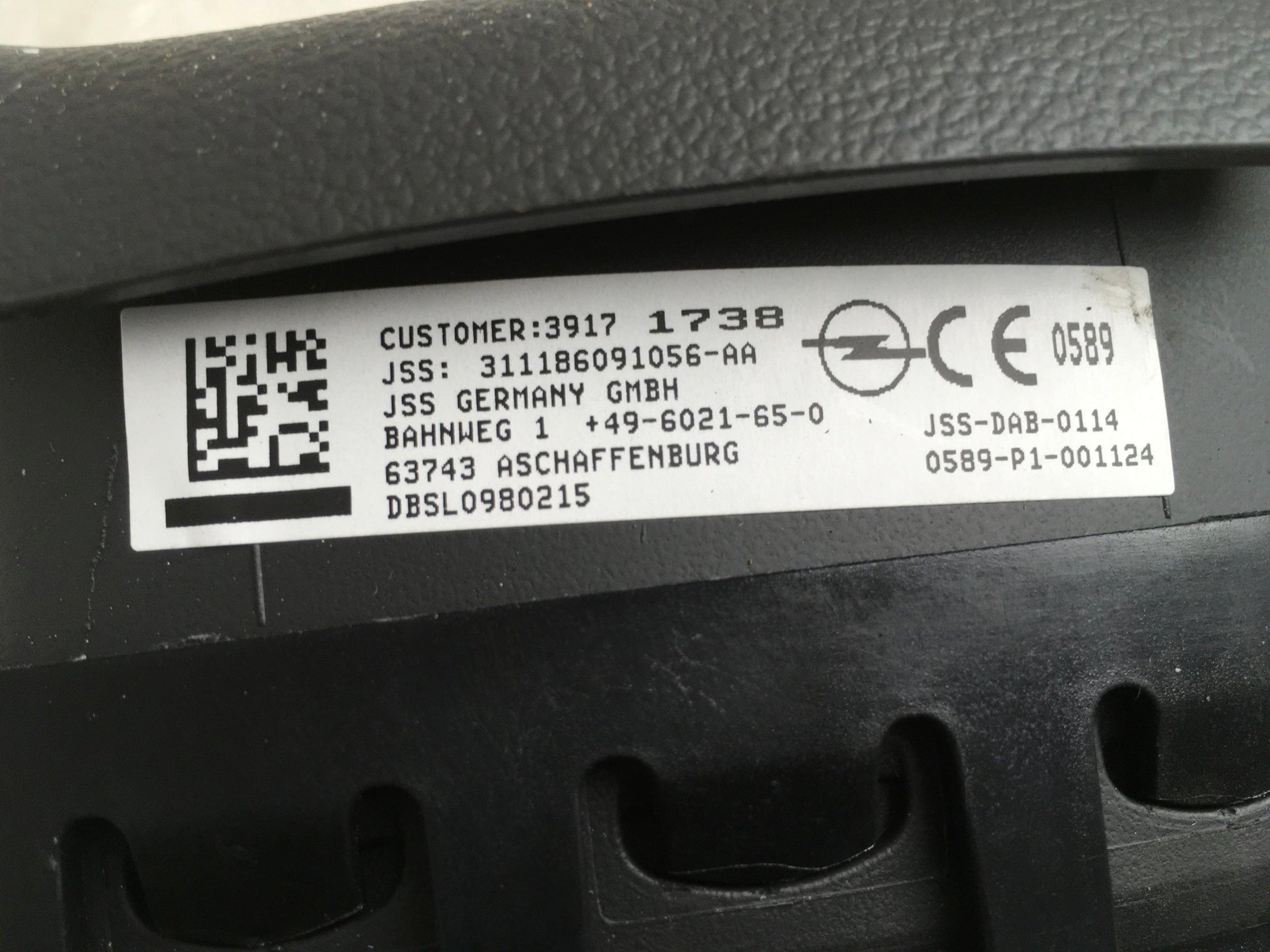 Airbag volante Opel 498997212 - 498997212