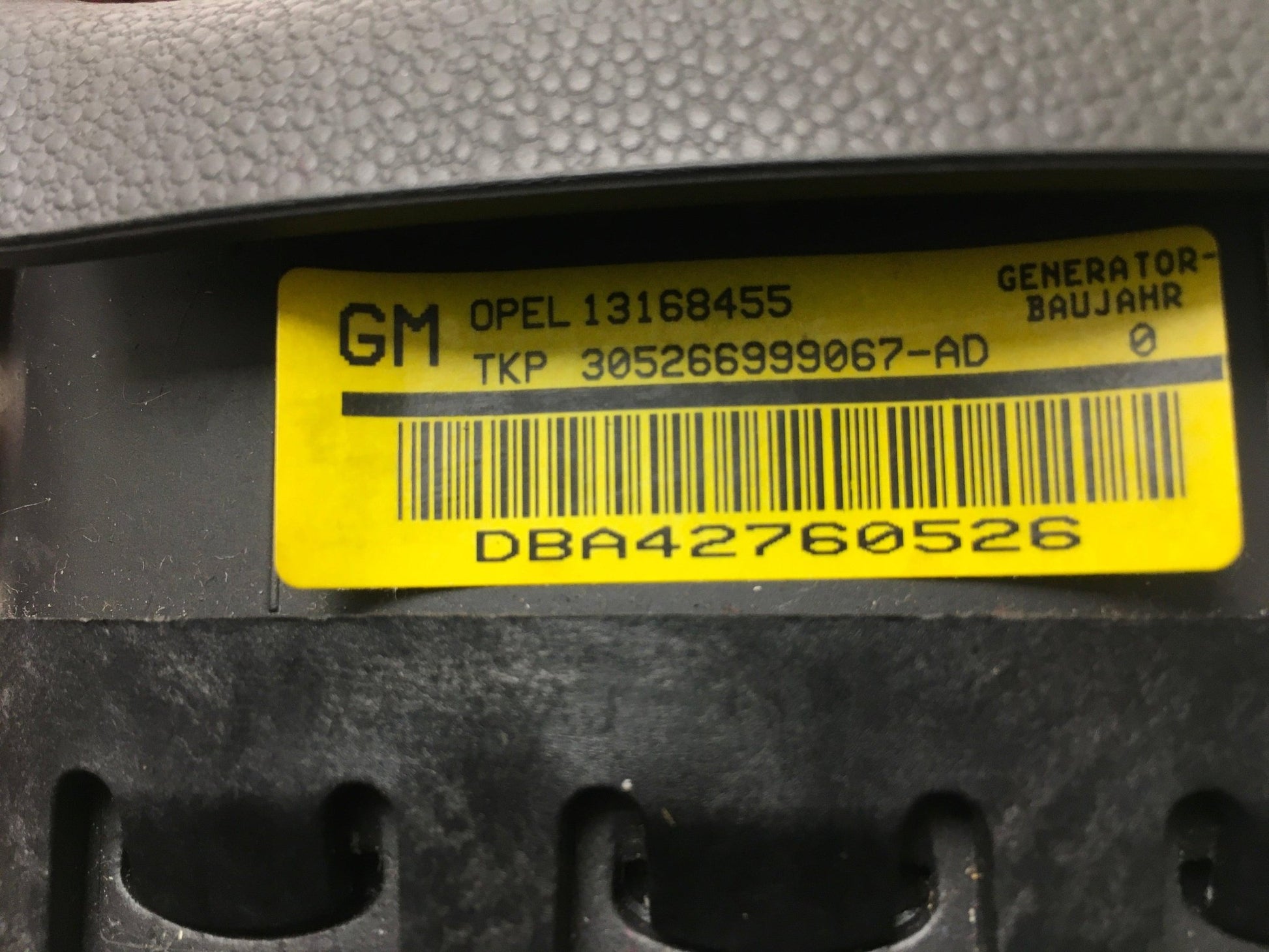 Airbag Volante Opel Astra H - 13168455