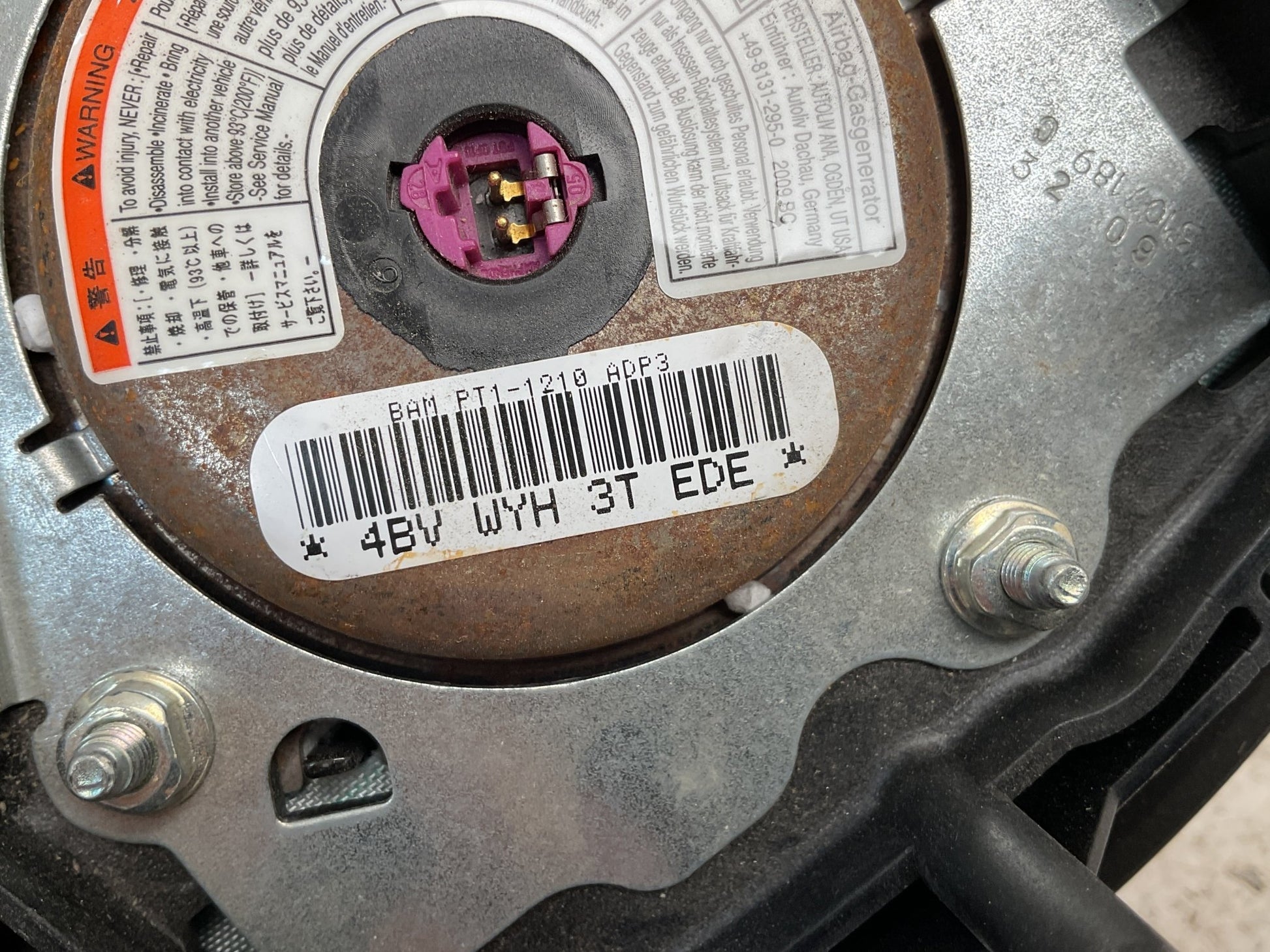 Airbag Volante Peugeot 206+ 09-14 - 96701085ZD