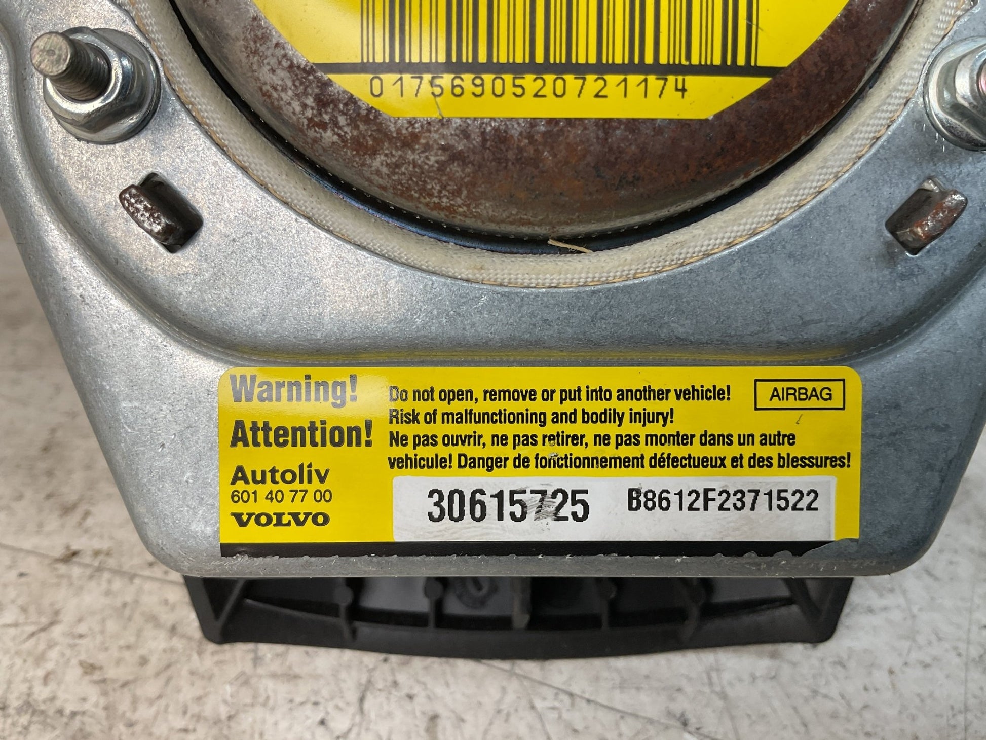 Airbag Volante Volvo 30615725 - 30615725