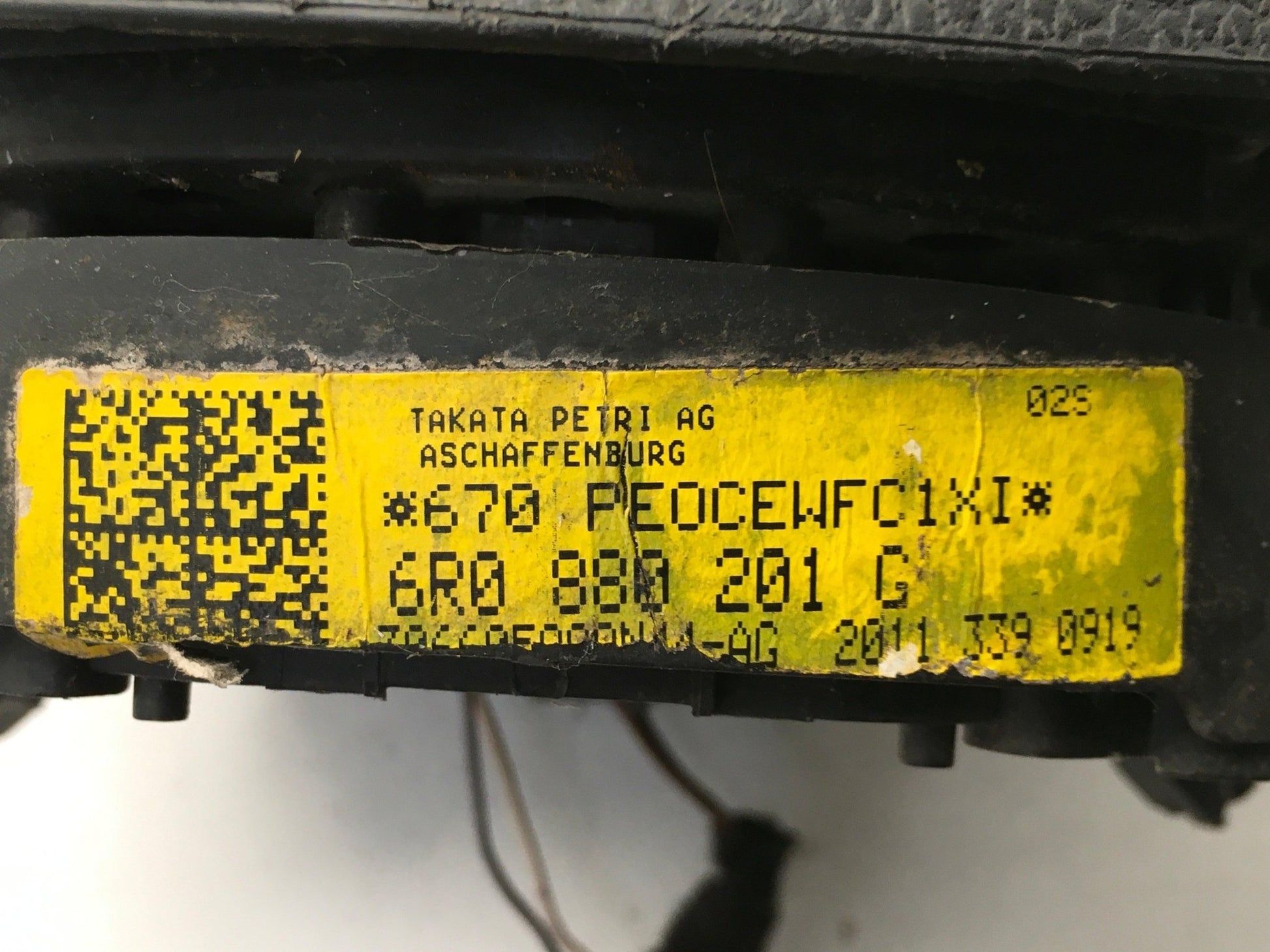 Airbag volante VW Polo V 6R0880201G - 6R0880201G