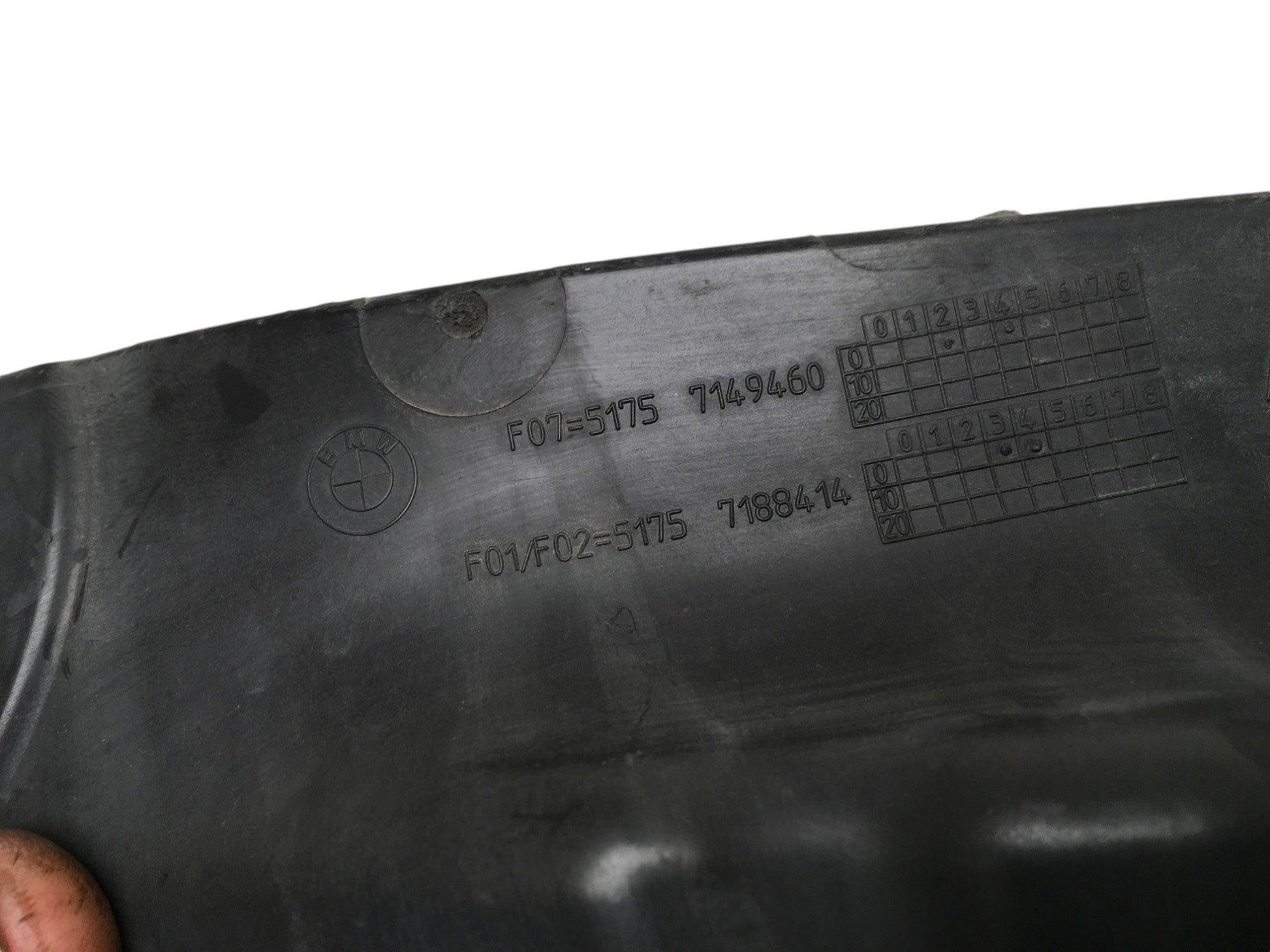 Aislamiento sonido dcho BMW F01 F10 - 51717149460