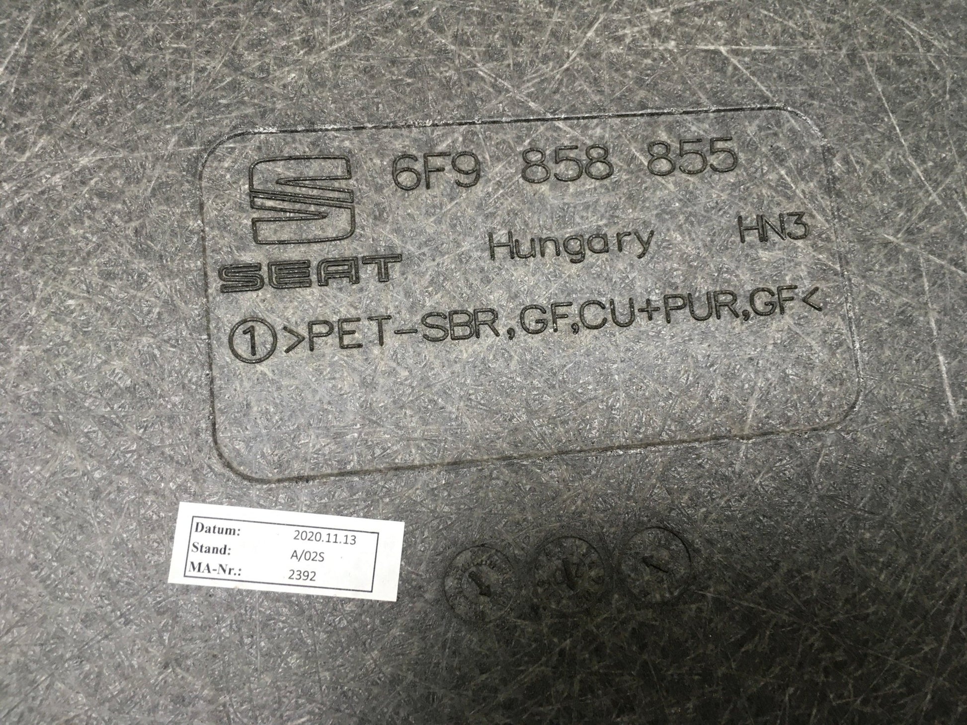 Alfombra maletero Seat Arona - 6F9858855