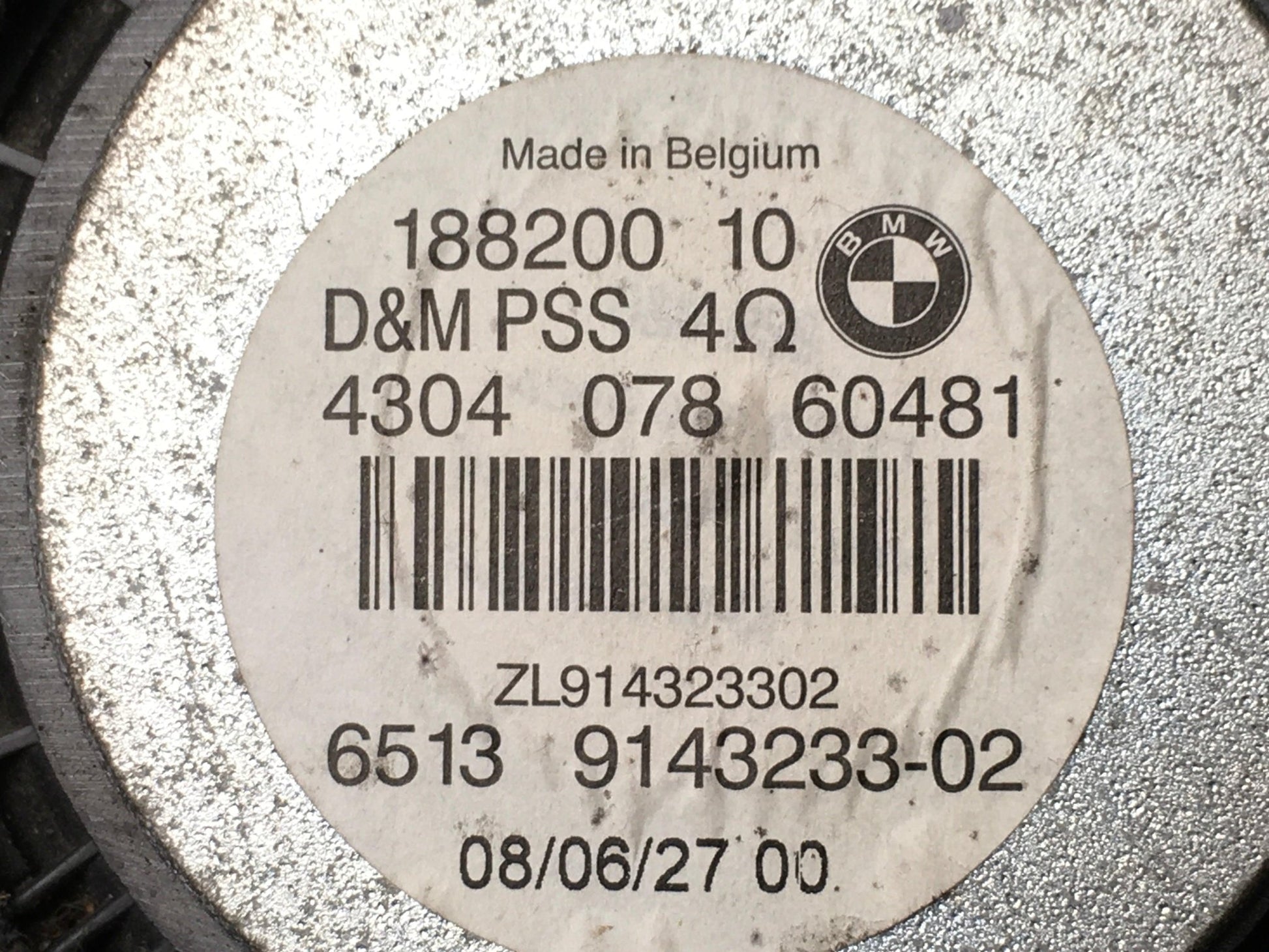 Altavoz del izq BMW E90 E81 - 430407860481