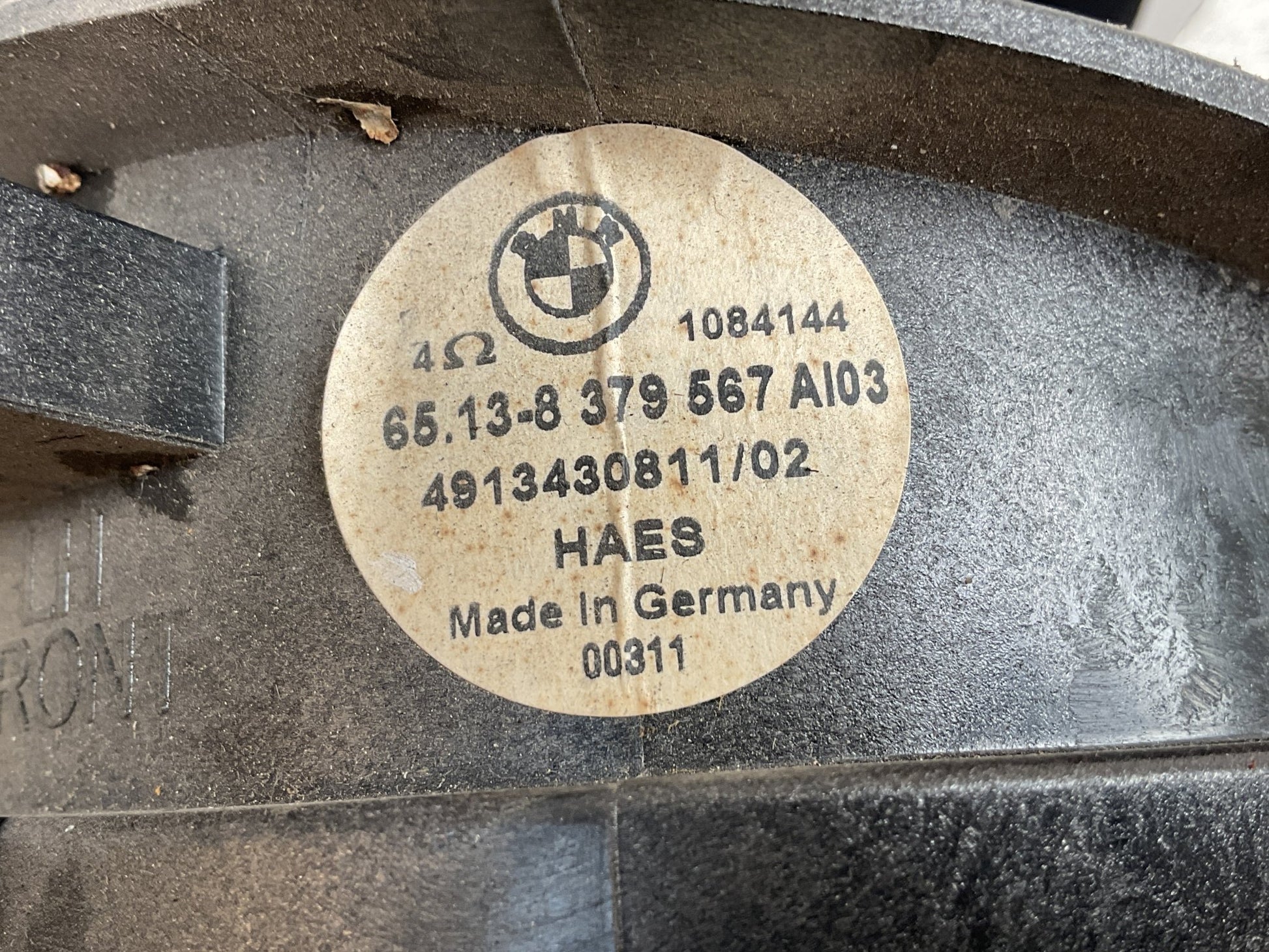 Altavoz del izq BMW X3 2000 - 2006 - 65138379567