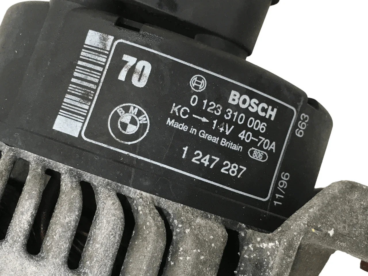 Alternador BMW 0123310006