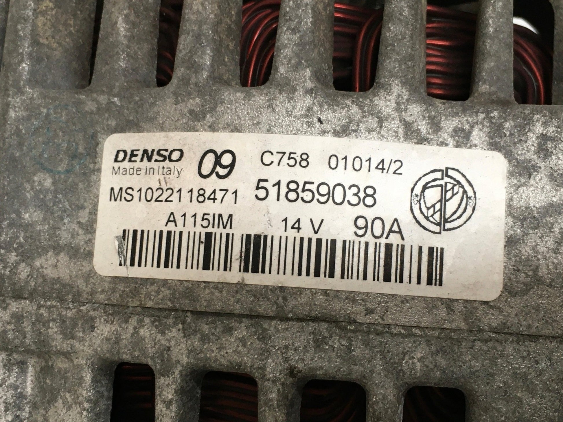 Alternador Fiat 51859038 - 51859038