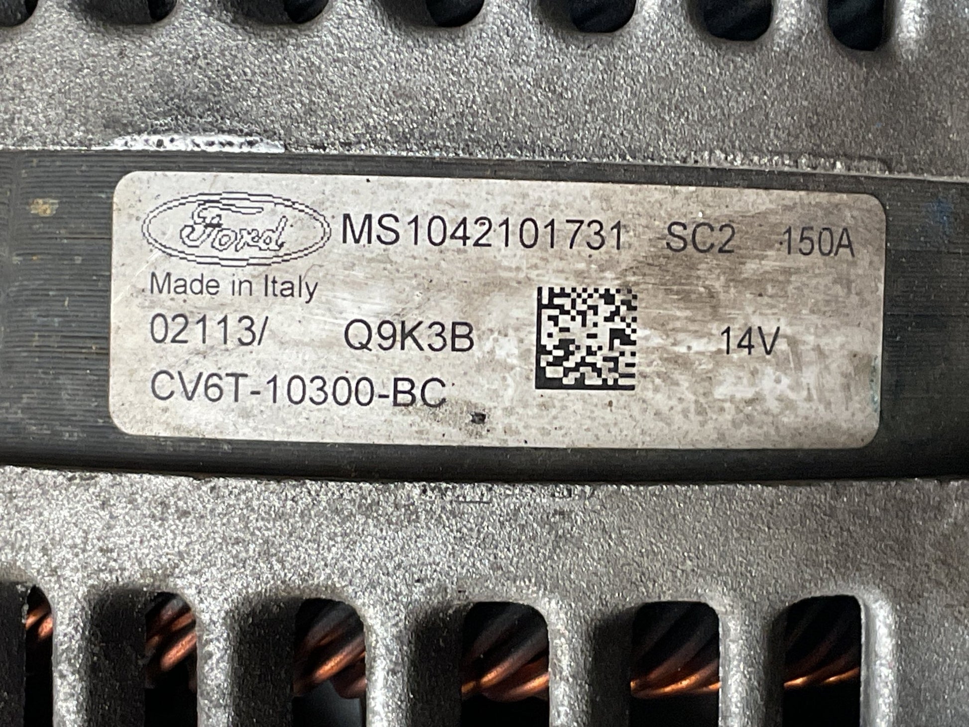 Alternador Ford CV6T10300BC - CV6T10300BC