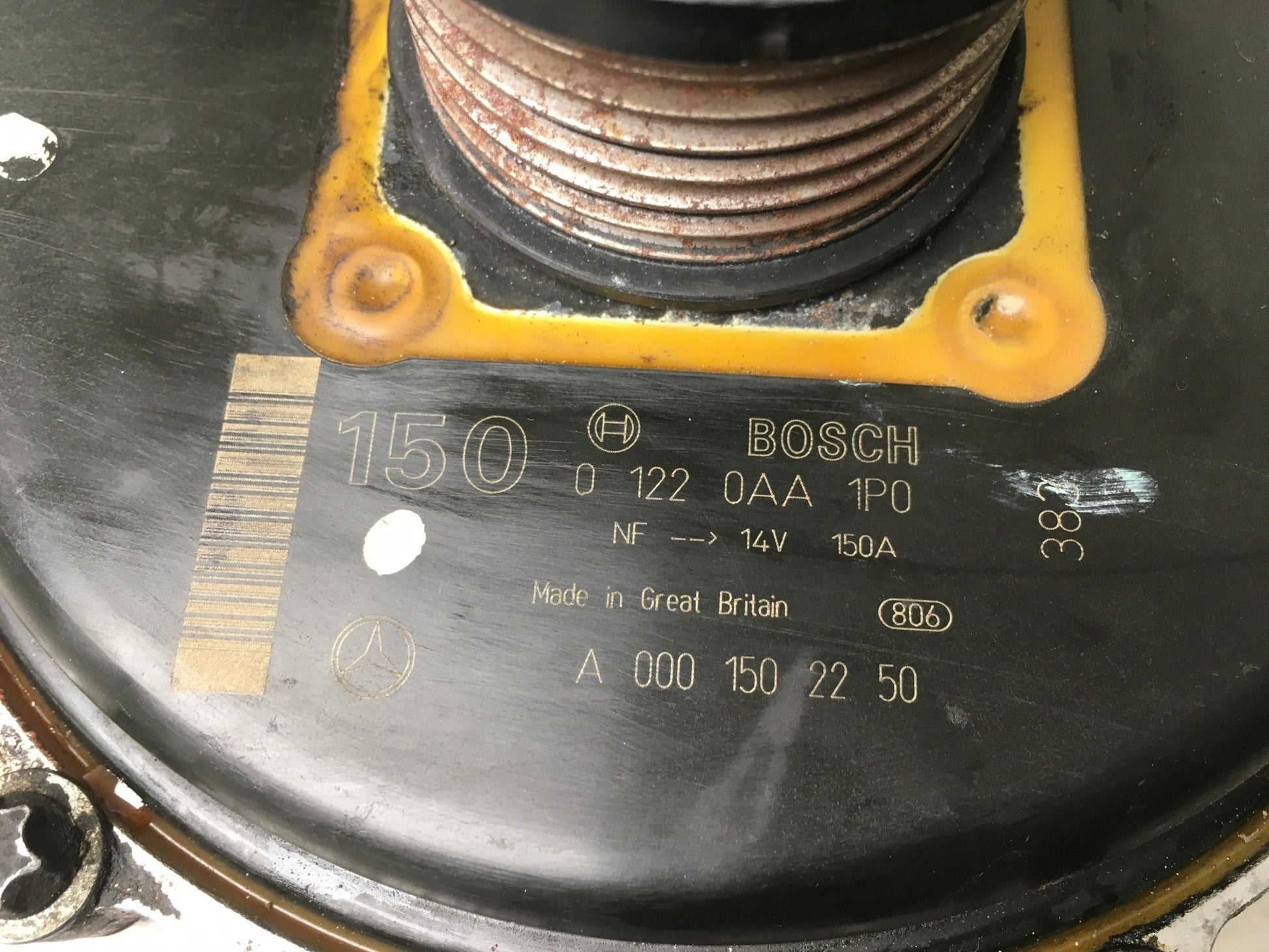 Alternador Mercedes A0001502250 - A0001502250