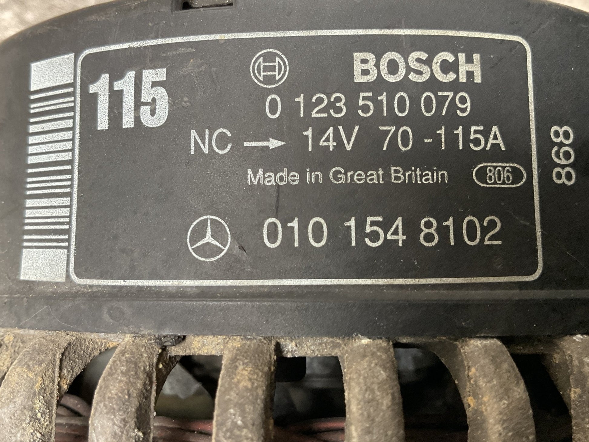 Alternador Mercedes Clase M 1997 - 2005 - 0101548102