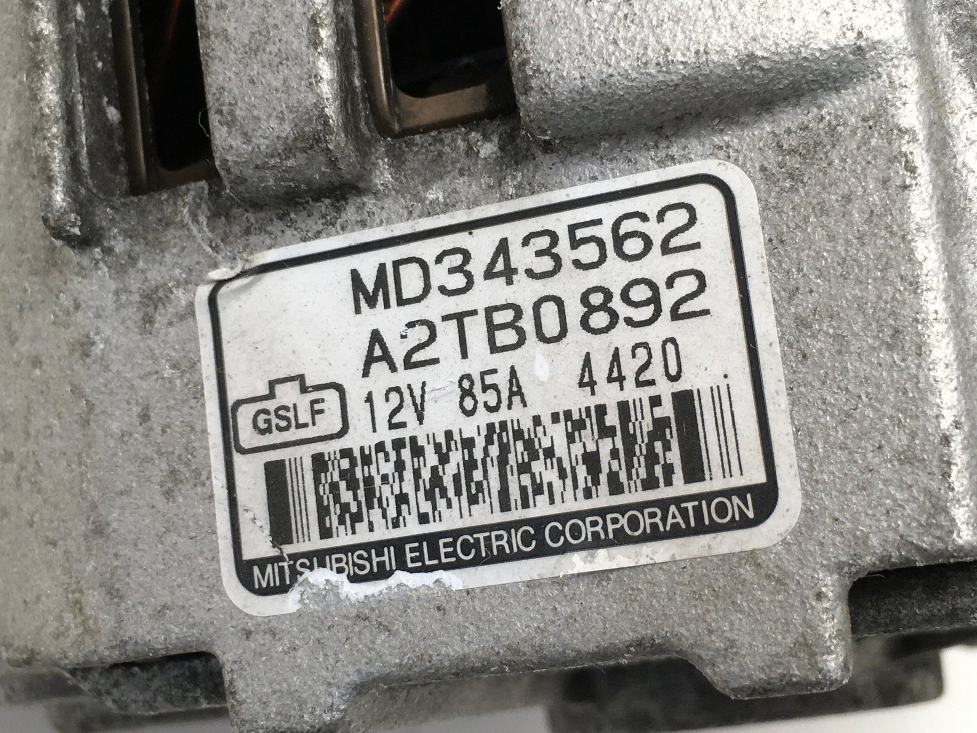 Alternador Mitsubishi MD343562 - MD343562_
